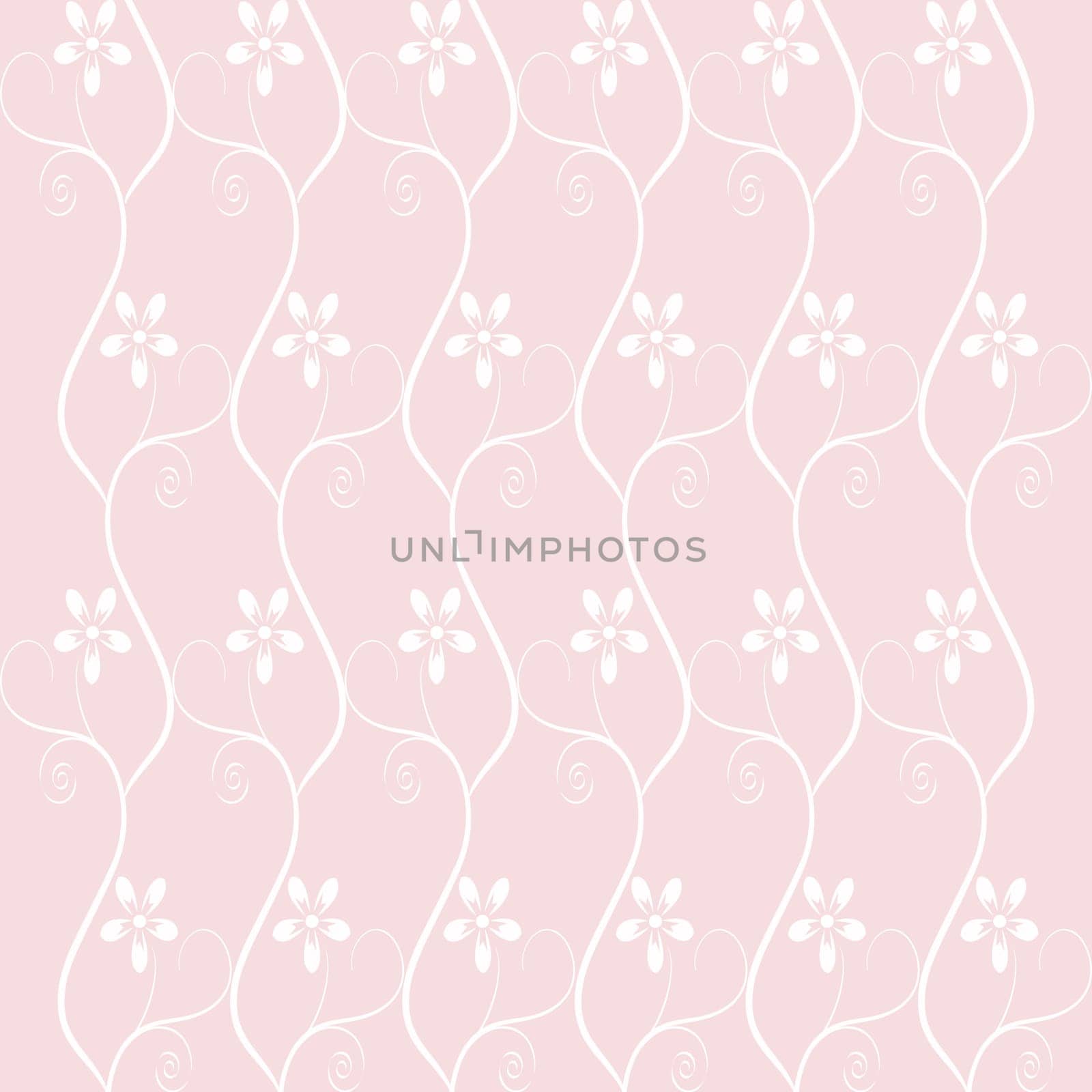 Beautiful background of seamless floral pattern