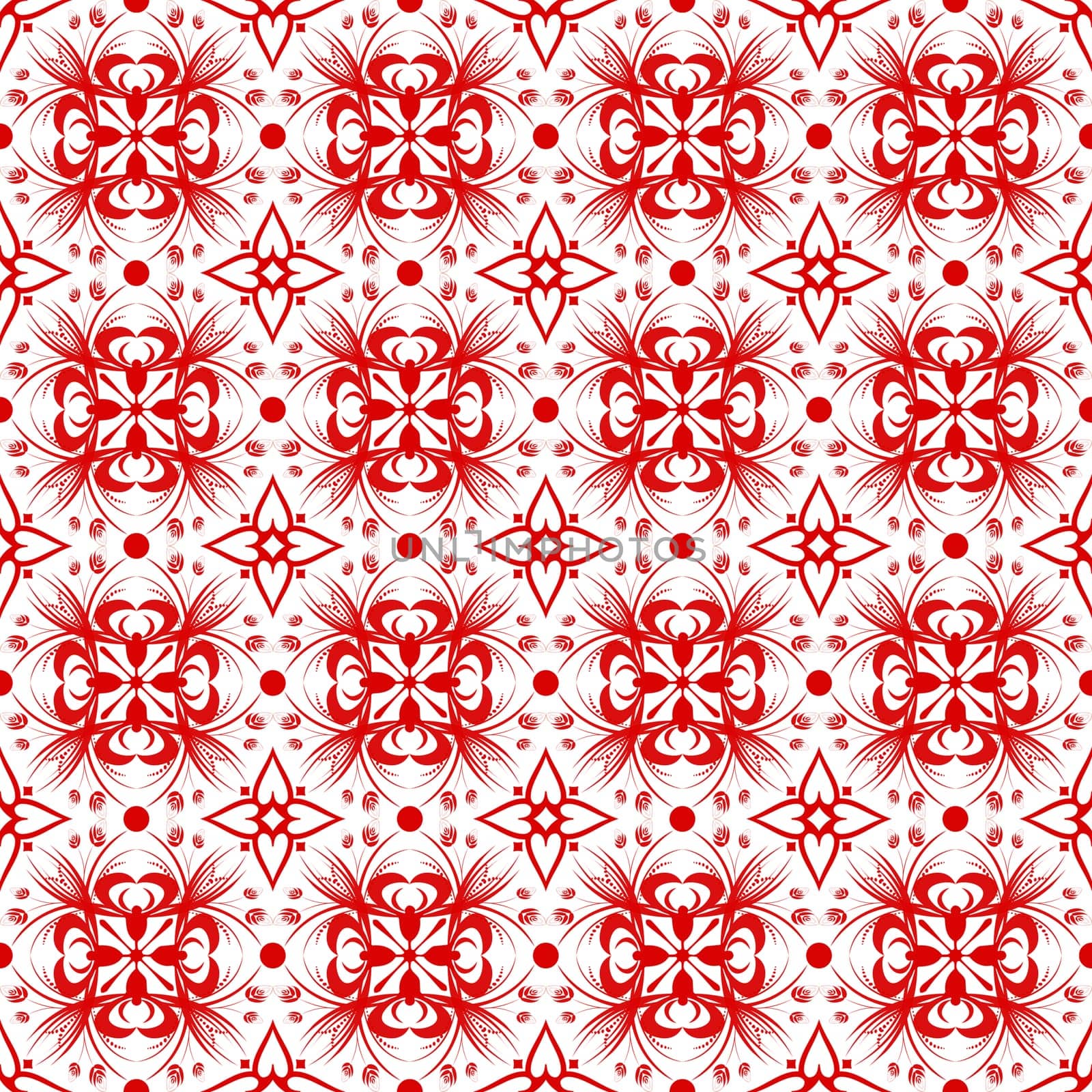 Beautiful background of seamless floral pattern