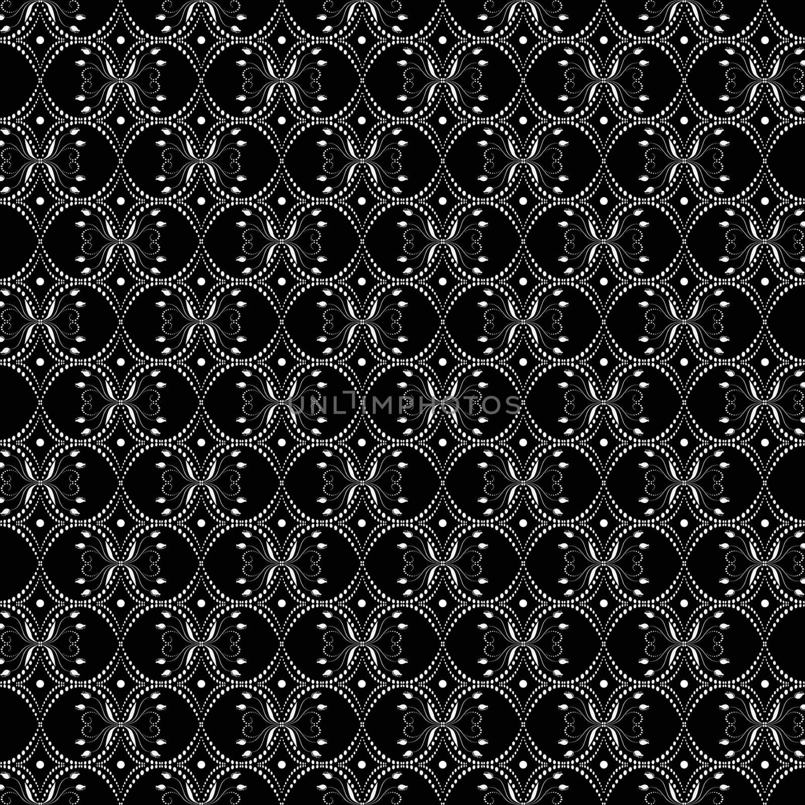 Beautiful background of seamless floral pattern