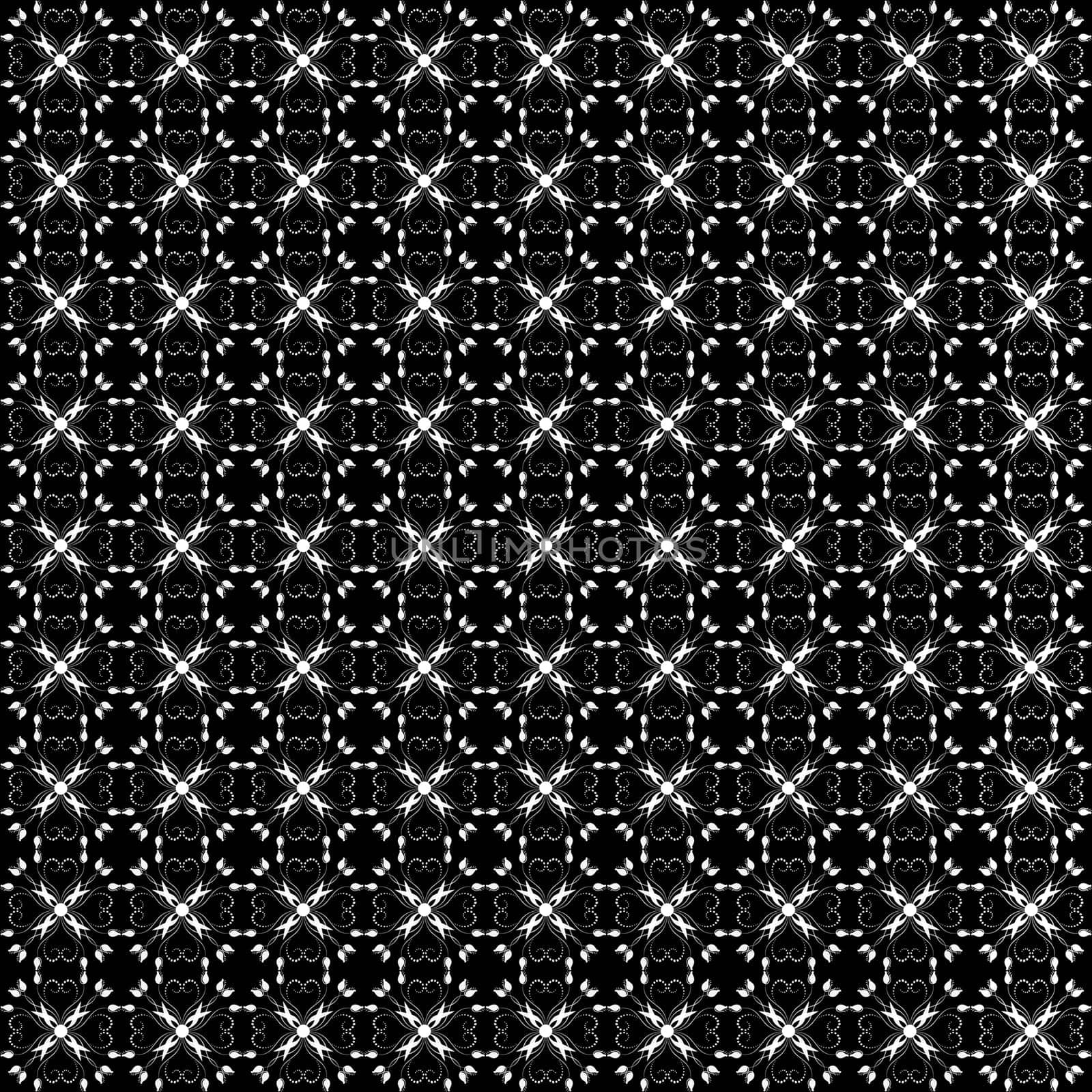 Beautiful background of seamless floral pattern