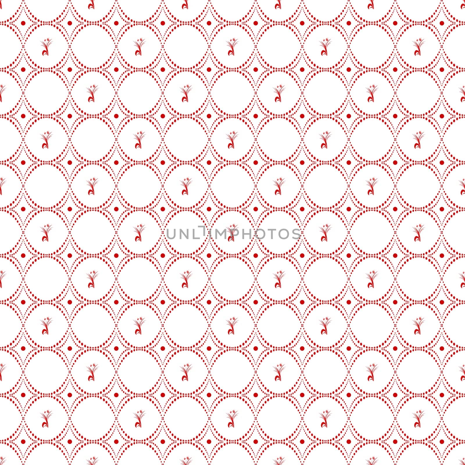 Beautiful background of seamless floral pattern