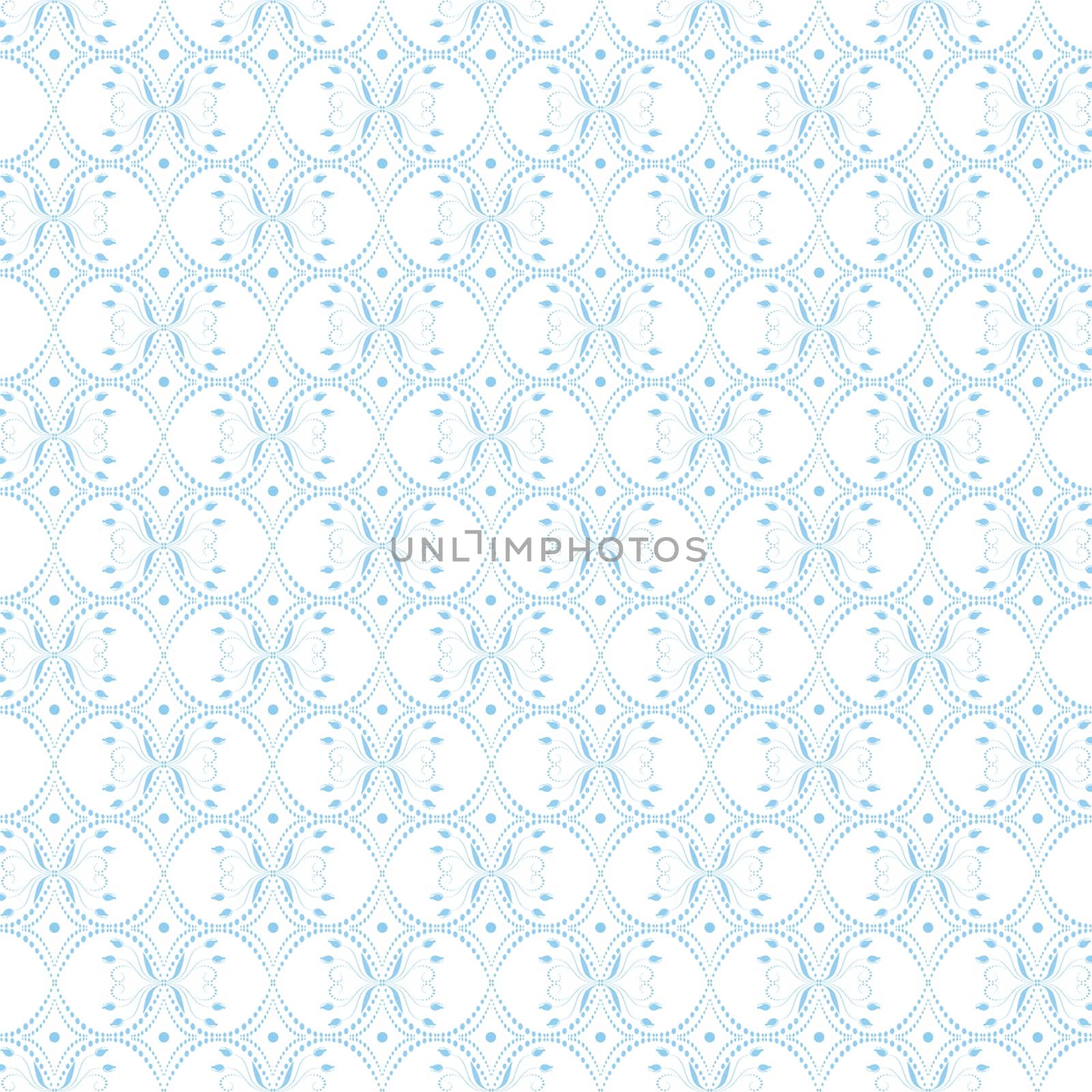 Beautiful background of seamless floral pattern