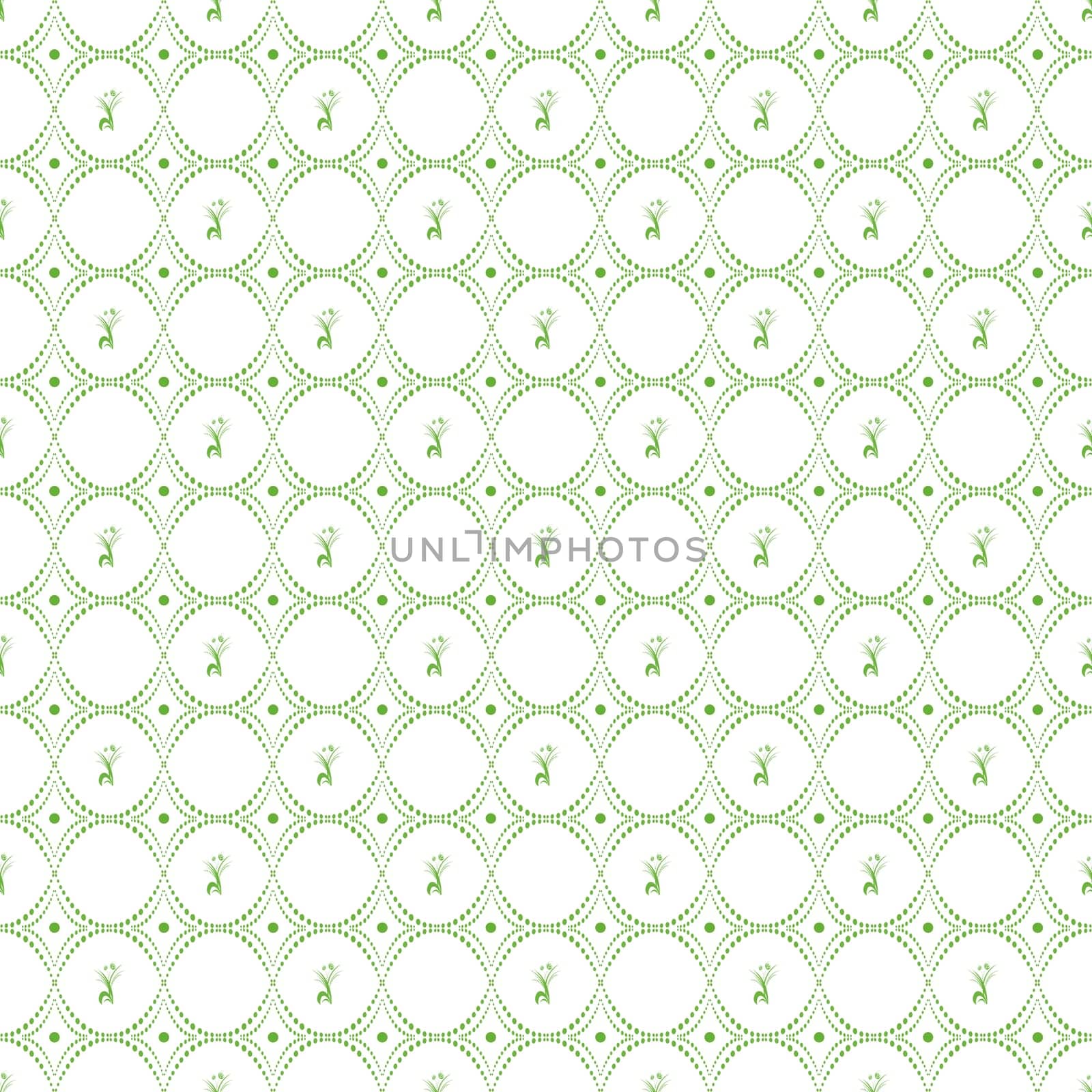 Beautiful background of seamless floral pattern
