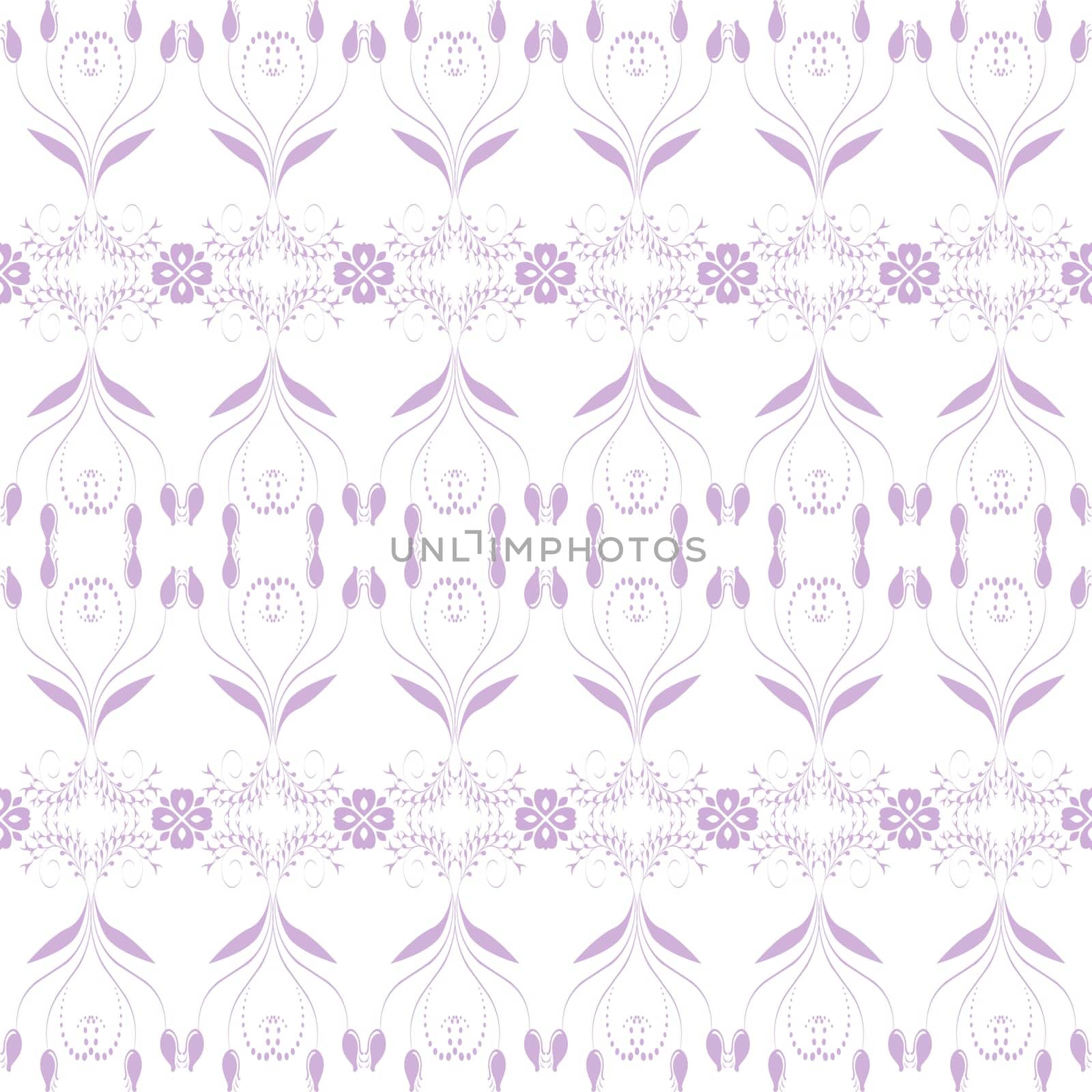 Beautiful background of seamless floral pattern