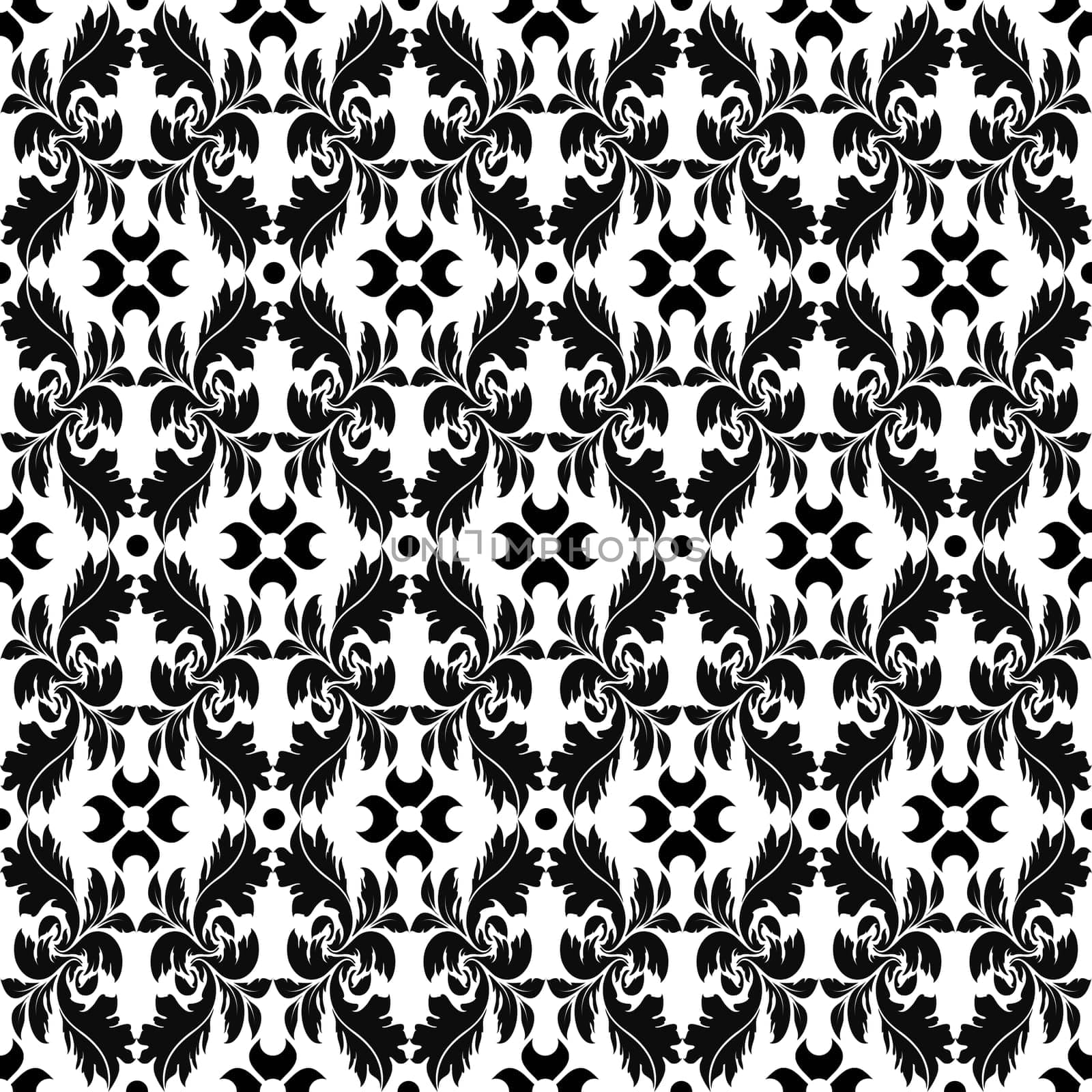 Beautiful background of seamless floral pattern
