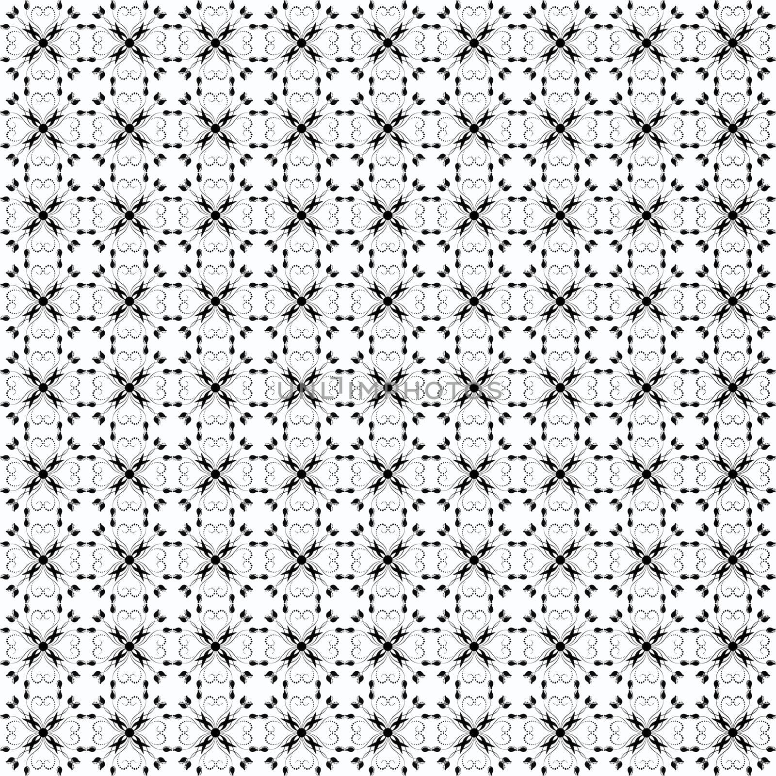 Beautiful background of seamless floral pattern