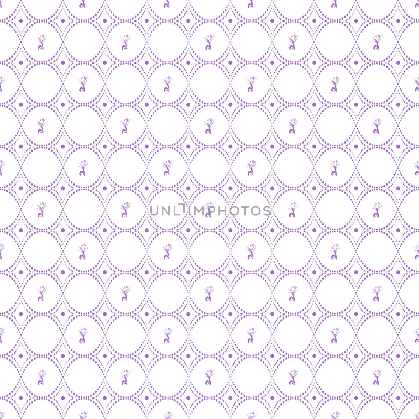 Beautiful background of seamless floral pattern