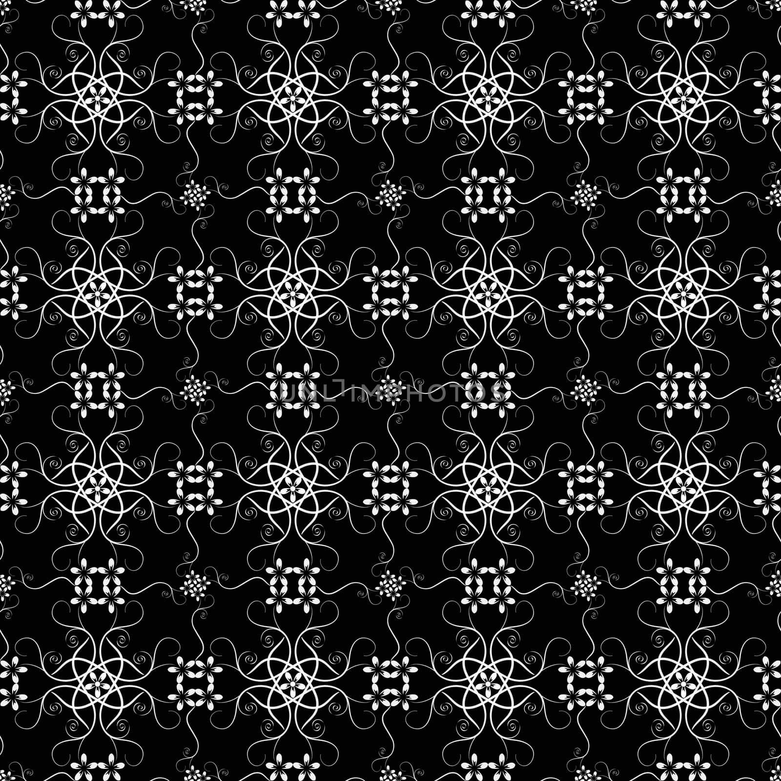 Beautiful background of seamless floral pattern