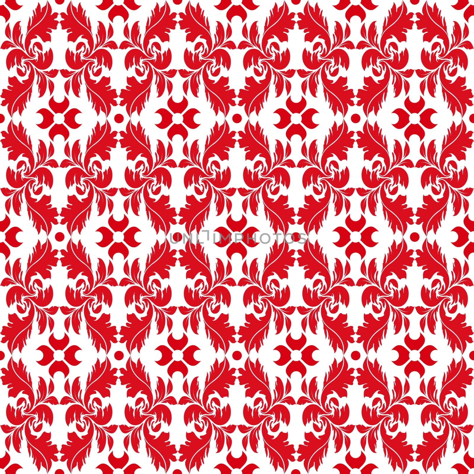 Beautiful background of seamless floral pattern