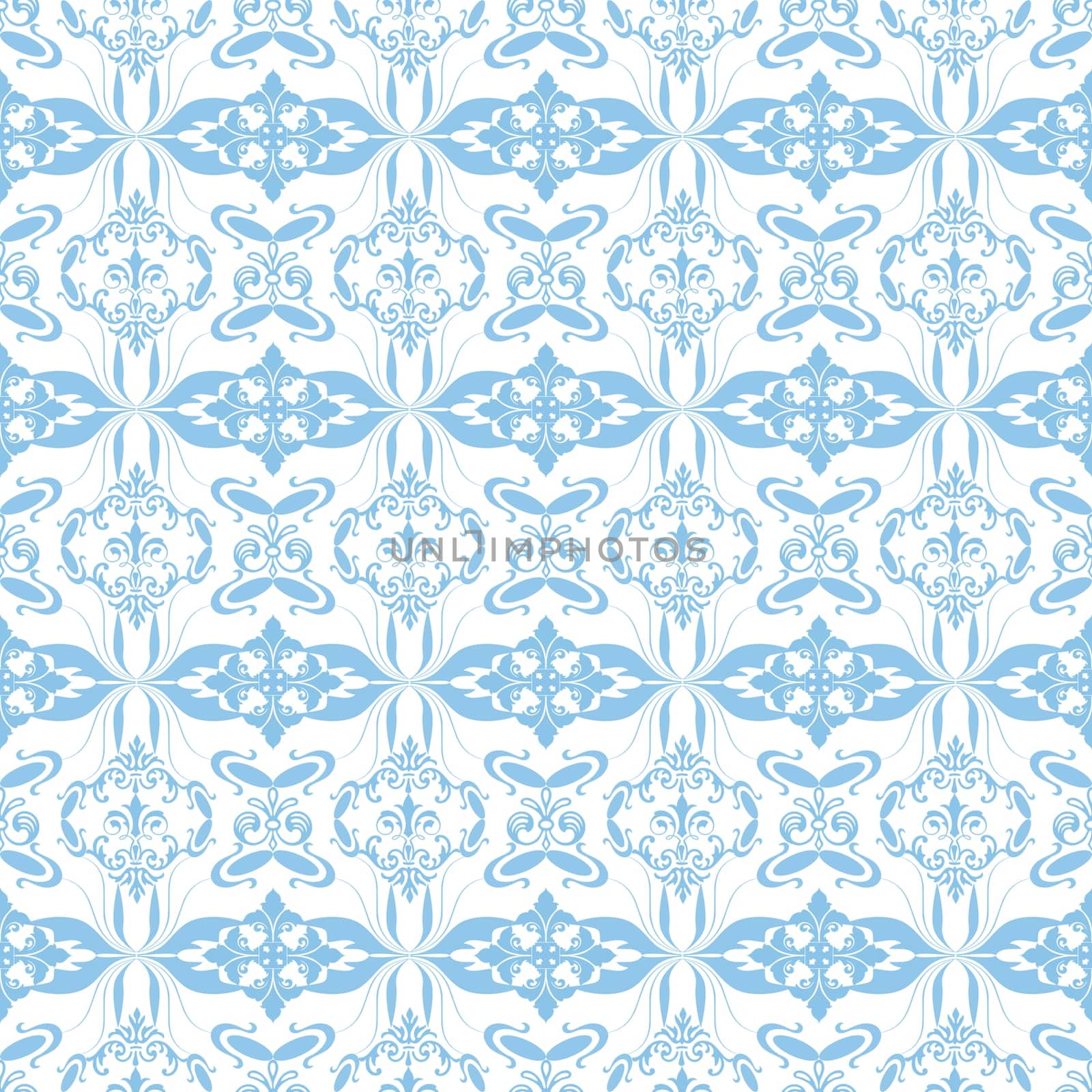 Beautiful background of seamless floral pattern