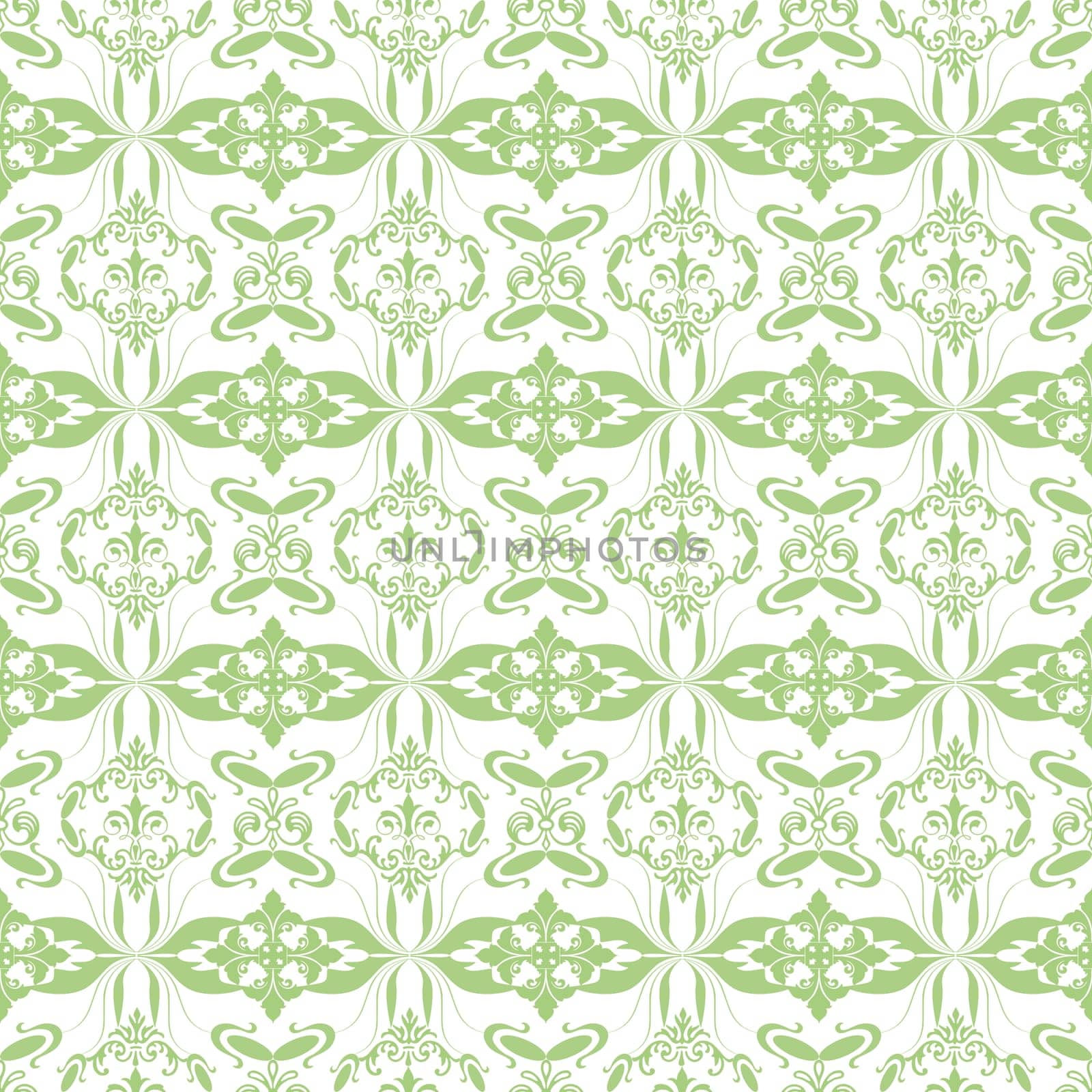Beautiful background of seamless floral pattern