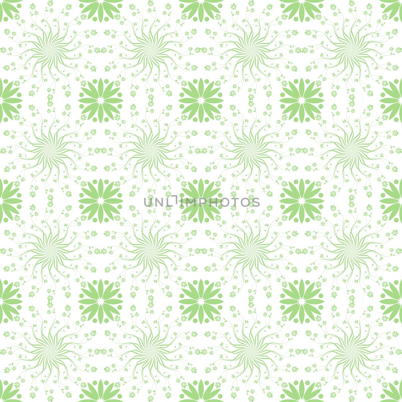 Beautiful background of seamless floral pattern