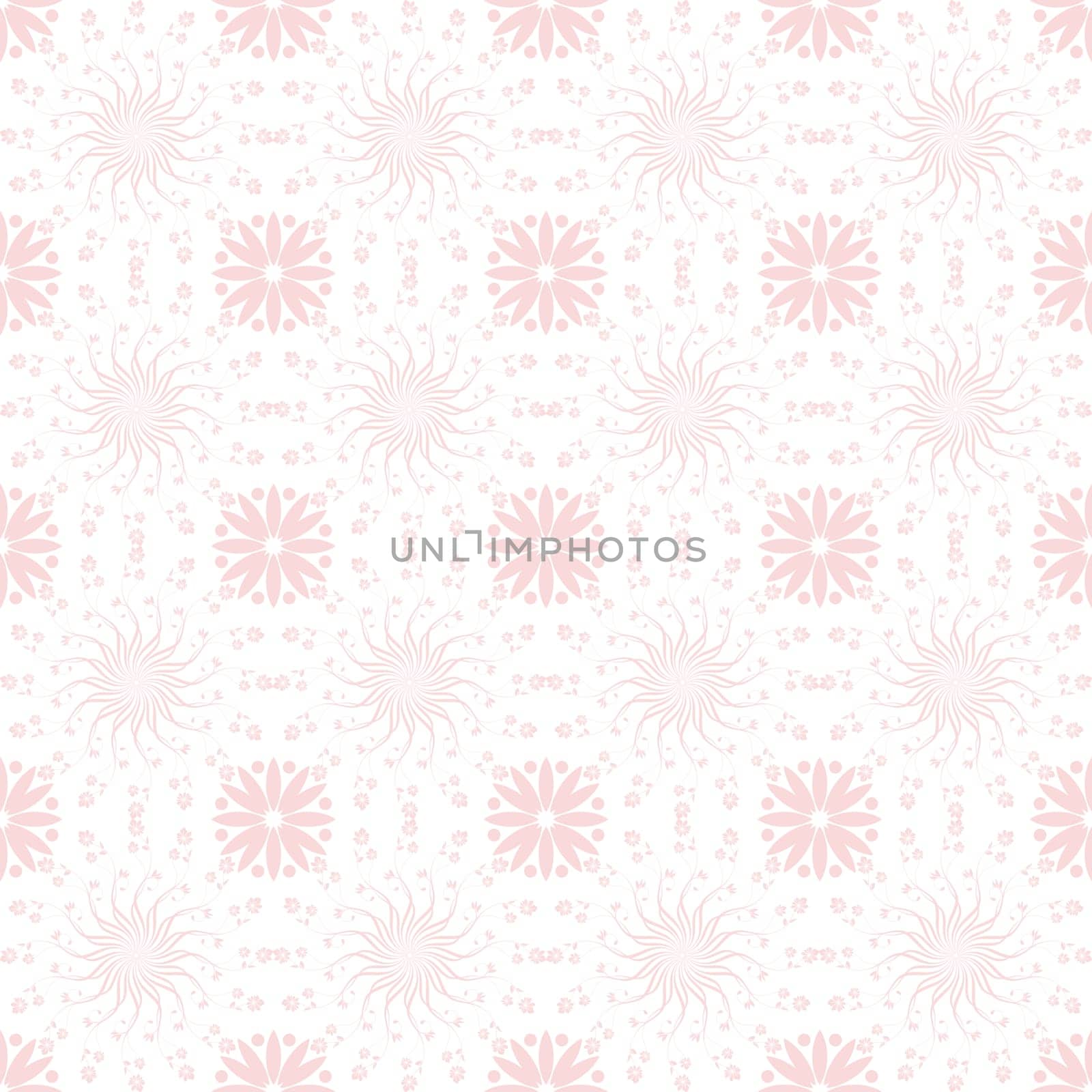 Beautiful background of seamless floral pattern