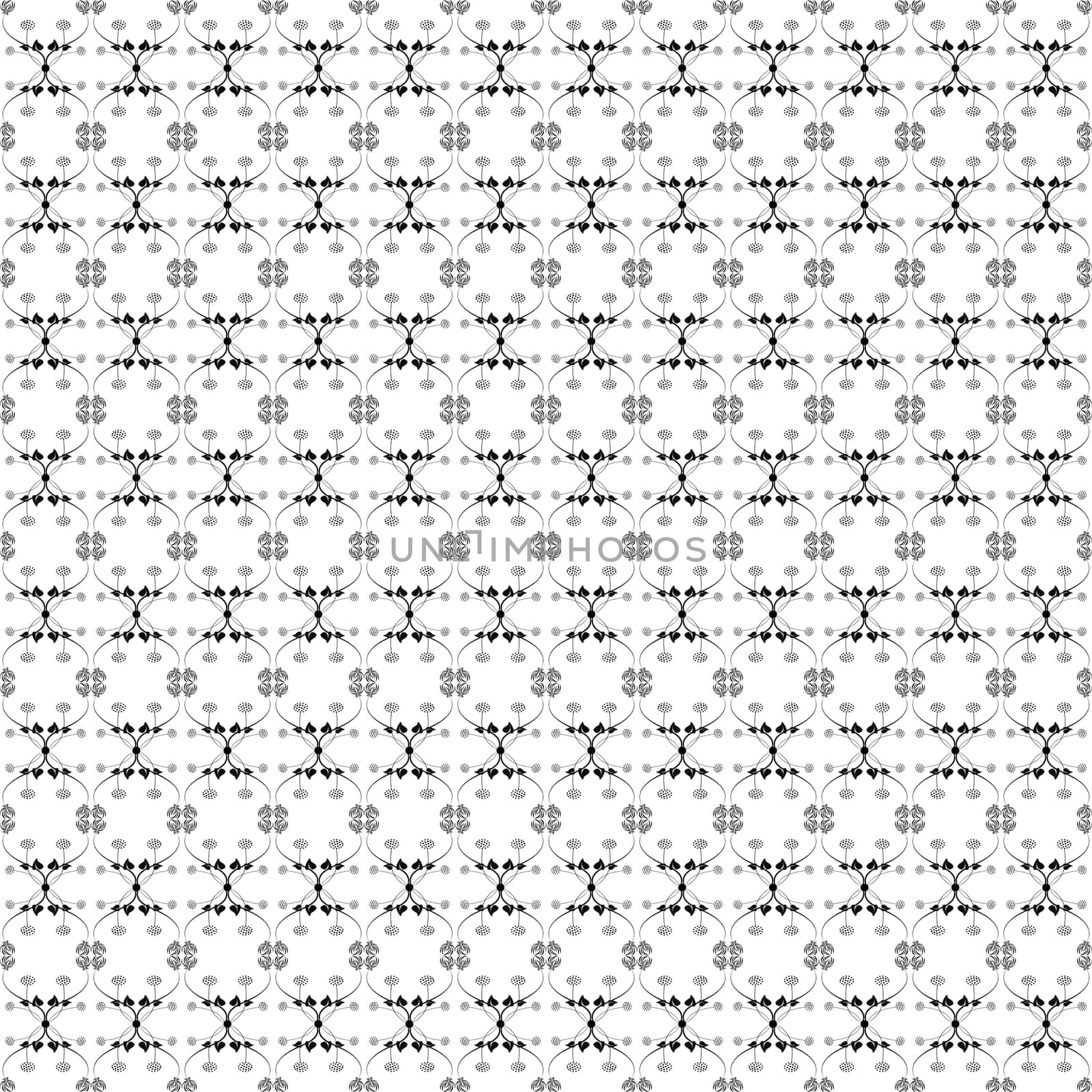 Beautiful background of seamless floral pattern