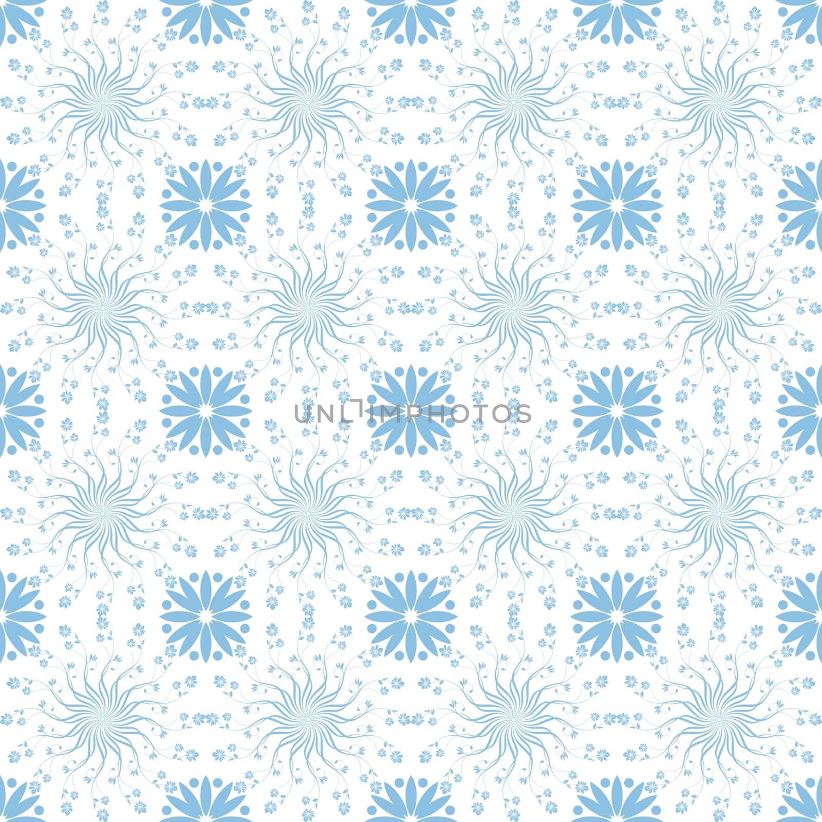 Beautiful background of seamless floral pattern