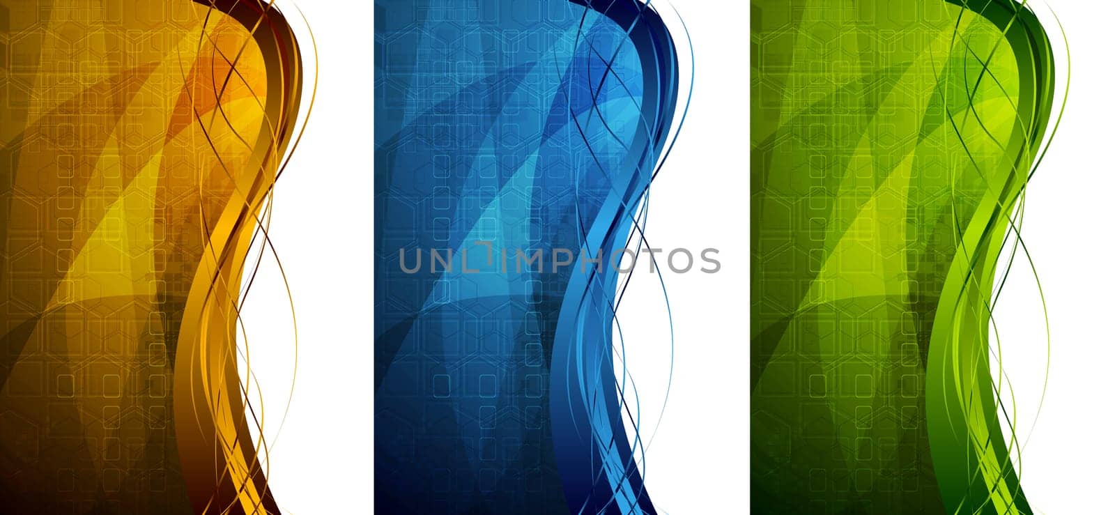 Abstract technical banners. Vector illustration eps 10
