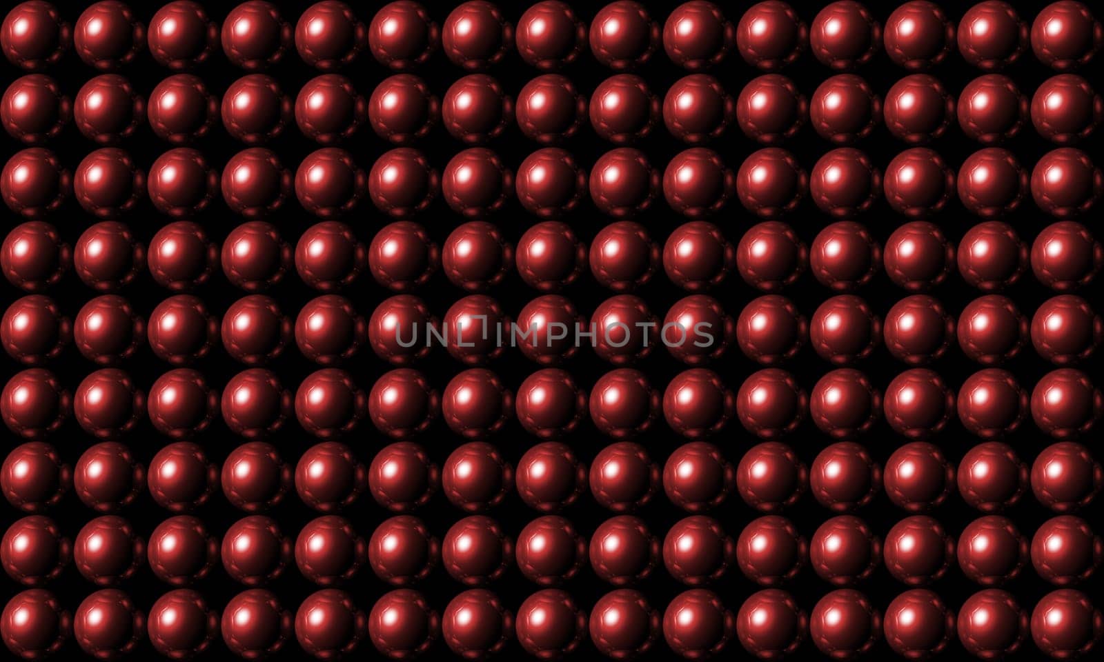 Red Ball Grid Matrix Background
