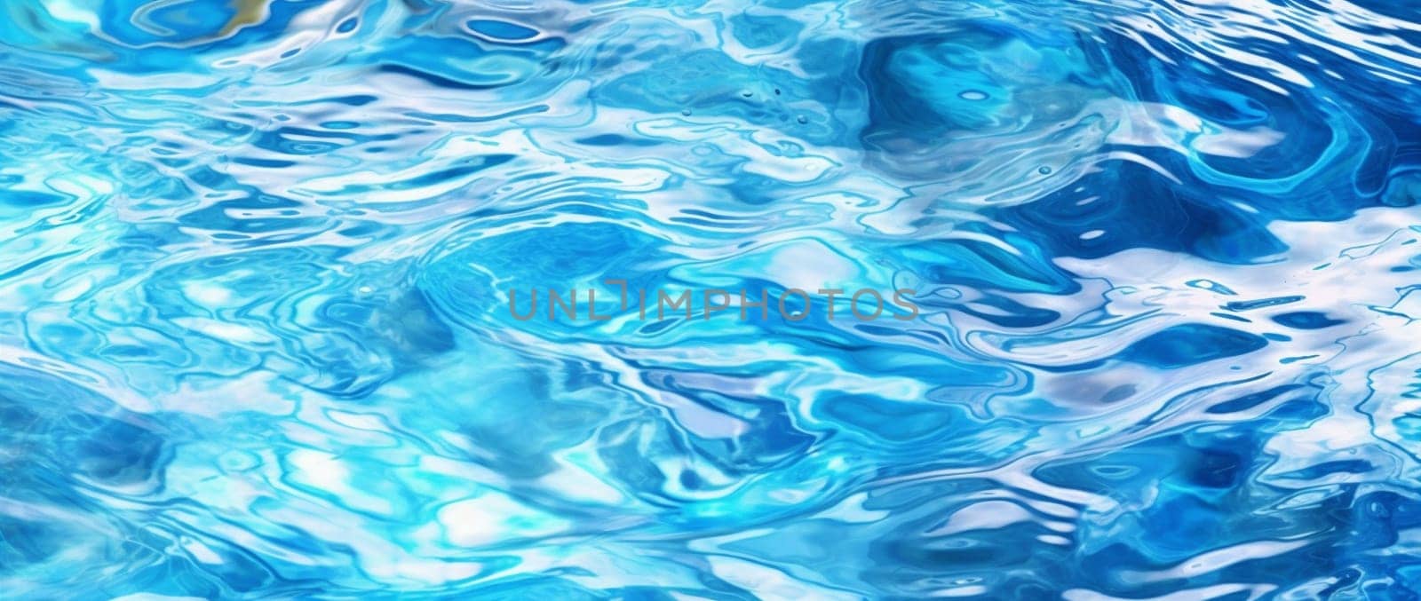 abstract water sea banner ripple summer background texture wave transparent blue. Generative AI. by Vichizh