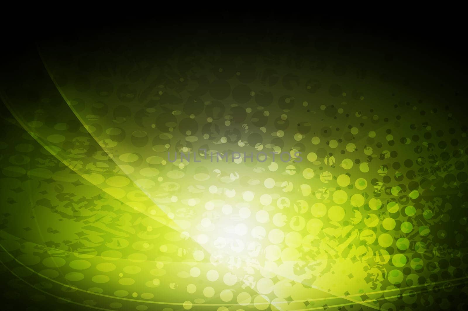 Bright green background with grunge texture - eps 10 vector