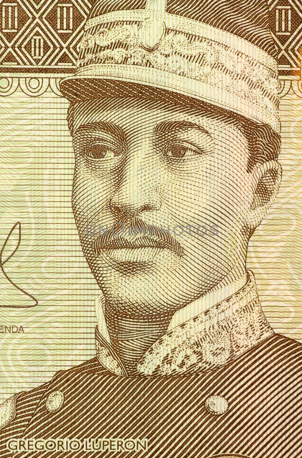 Gregorio Luperon (1839-1897) on 20 Pesos Oro 2009 Banknote from Dominican Republic. Dominican military and state leader after the Spanish annexation in 1863.