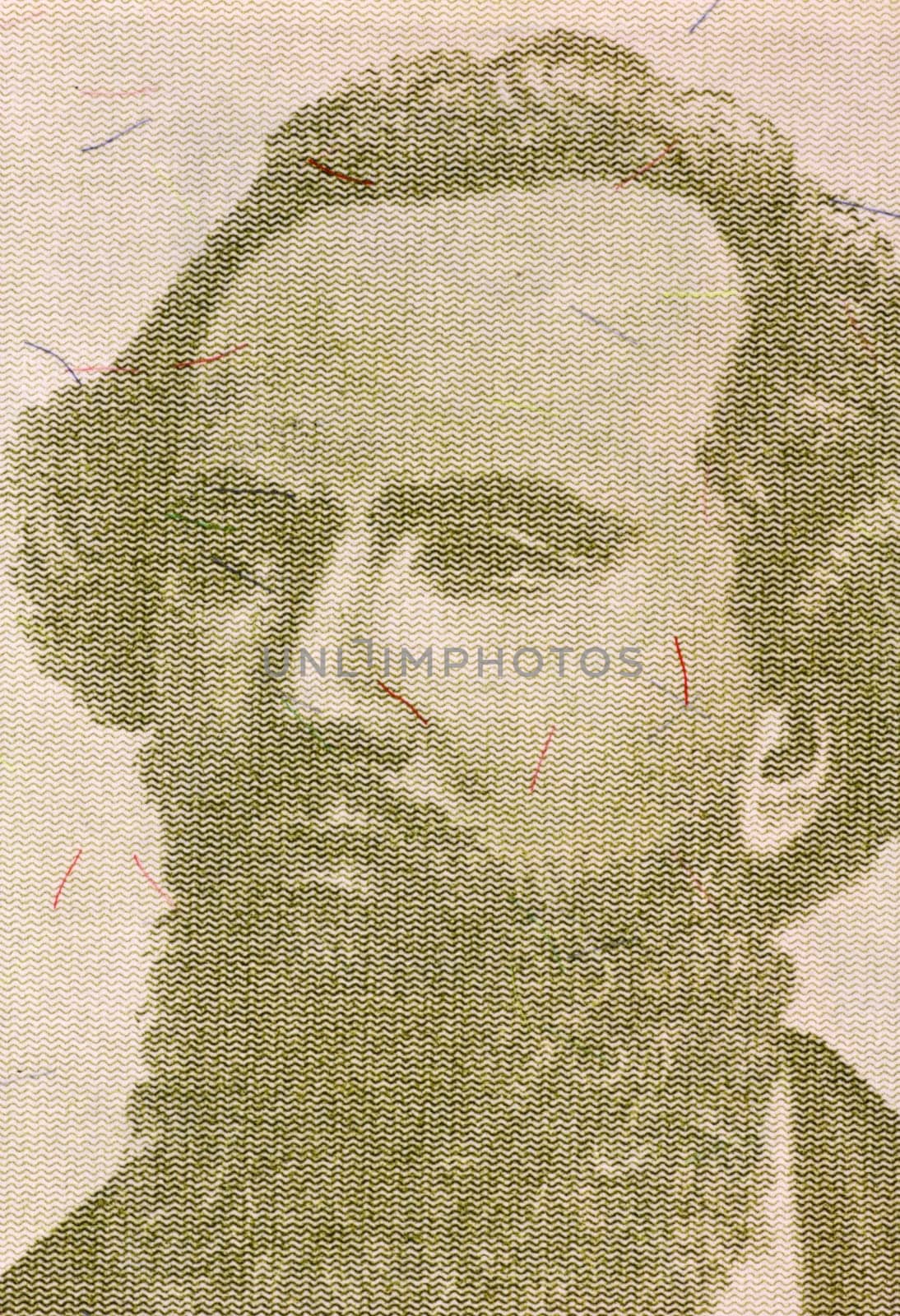 Nicolas Avellaneda (1837-1885) on 500 Australes 1988 Banknote from Argentina. Argentine politician, journalist and president of Argentina during 1874-1880.