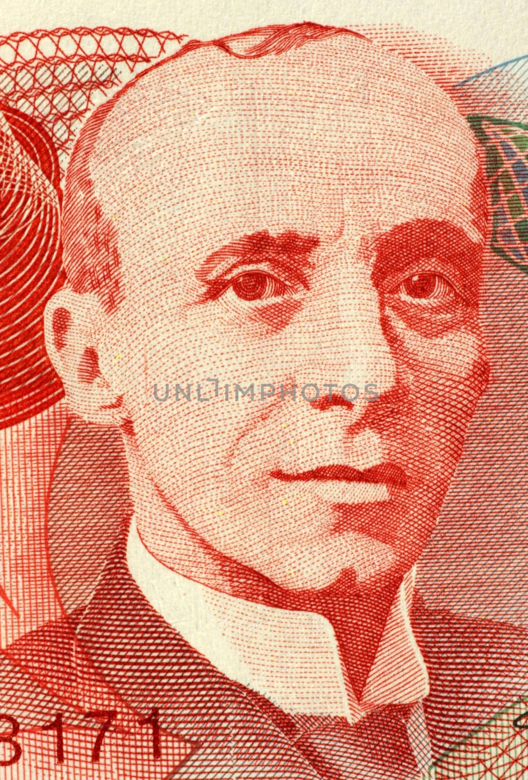 Tomas Soley Guell (1875-1943) on 1000 Colones 2004 Banknote from Costa Rica. Costa Rican economist and historian.