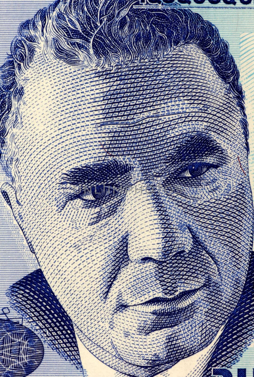 Viktor Hambardzumyan (1908-1996) on 100 Dram 1998 Banknote from Armenia. Soviet Armenian scientist and one of the founders of theoretical astrophysics.