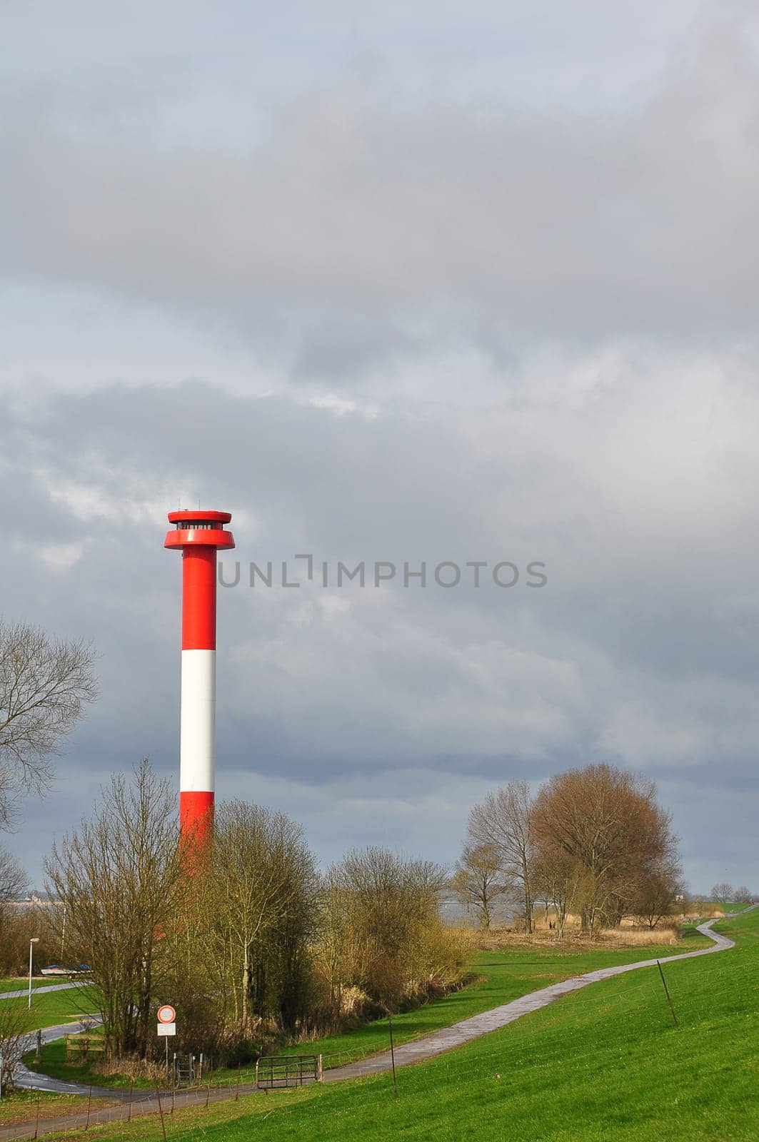 Lighthouse on the dike