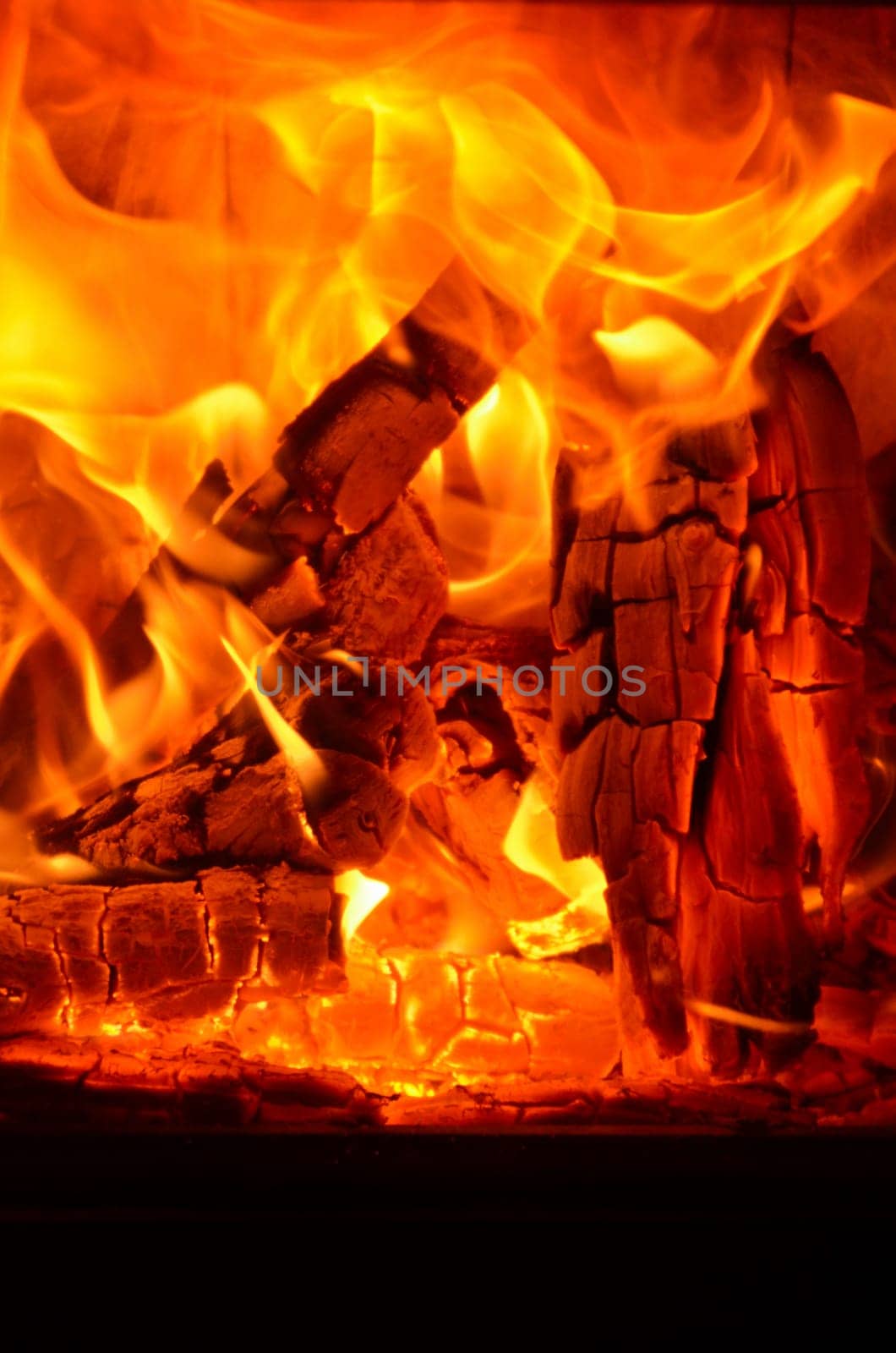 Fire Fireplace Stove Wood