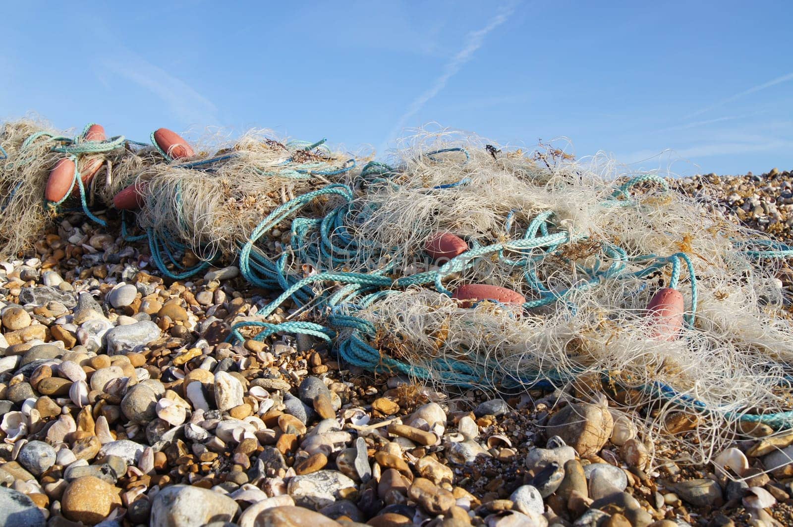 Washed Up Fisherman&#039 s Nets