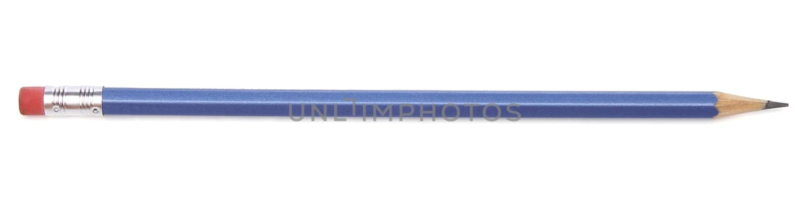 Pencil over white background