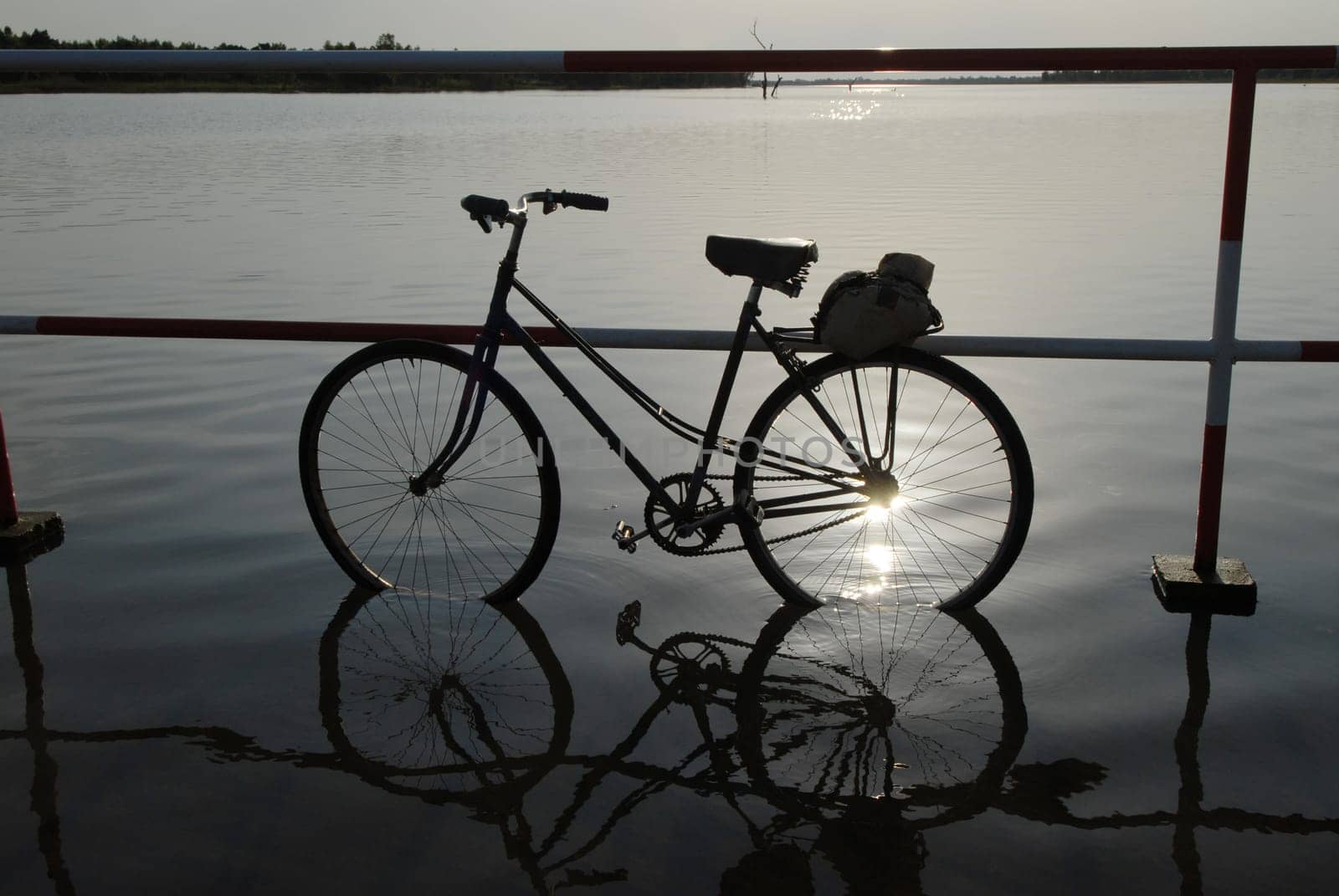 bicycle in the flood