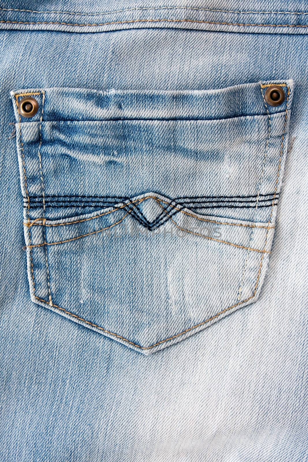 fragment of jeans with pocket, can be used as a background