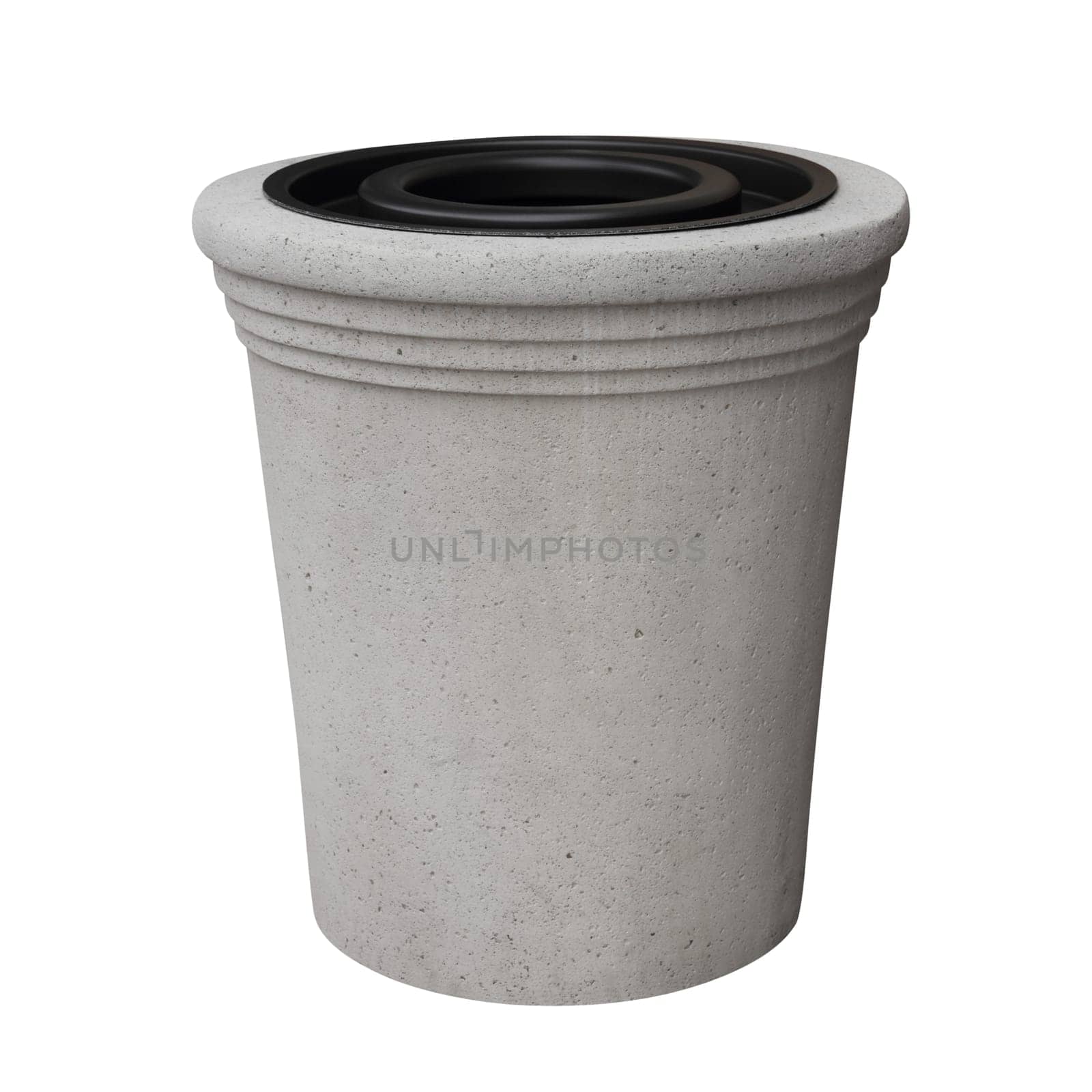 Litter bin (clipping path included)