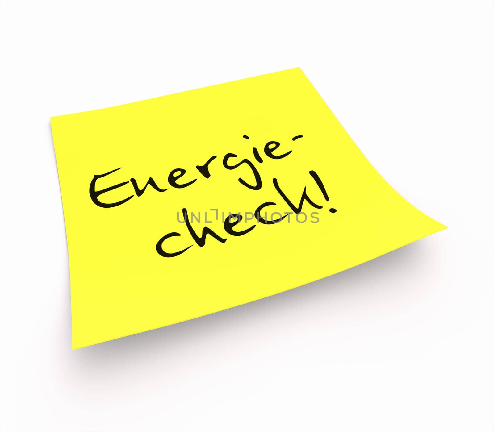 Sticky notes - energy check!