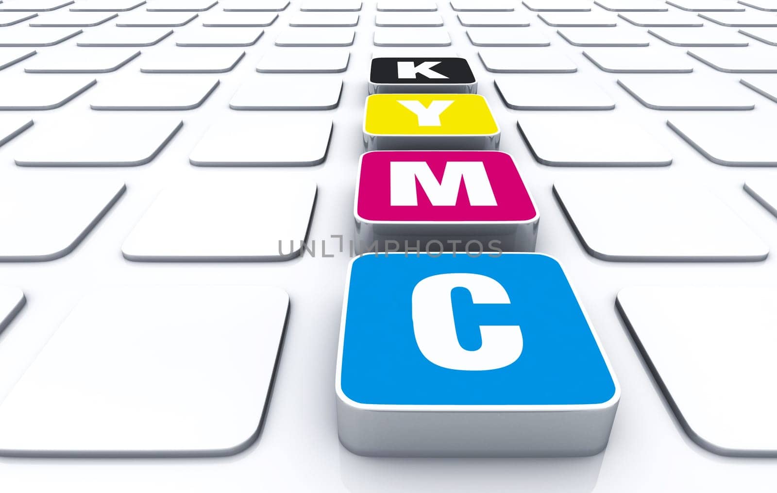CMYK 3D Pad Symbolism