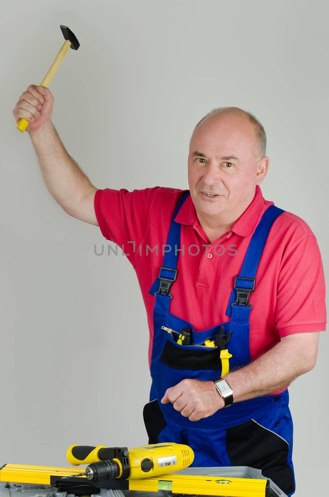 Craftsman with hammer