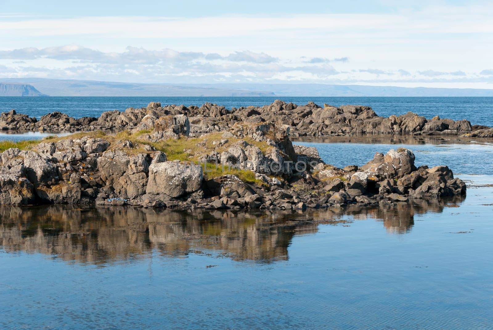 Landscape on the Vatnsnes peninsula in Iceland