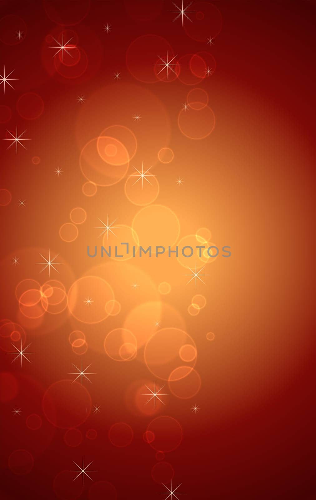 Rainbow background with stars and effects bokeh