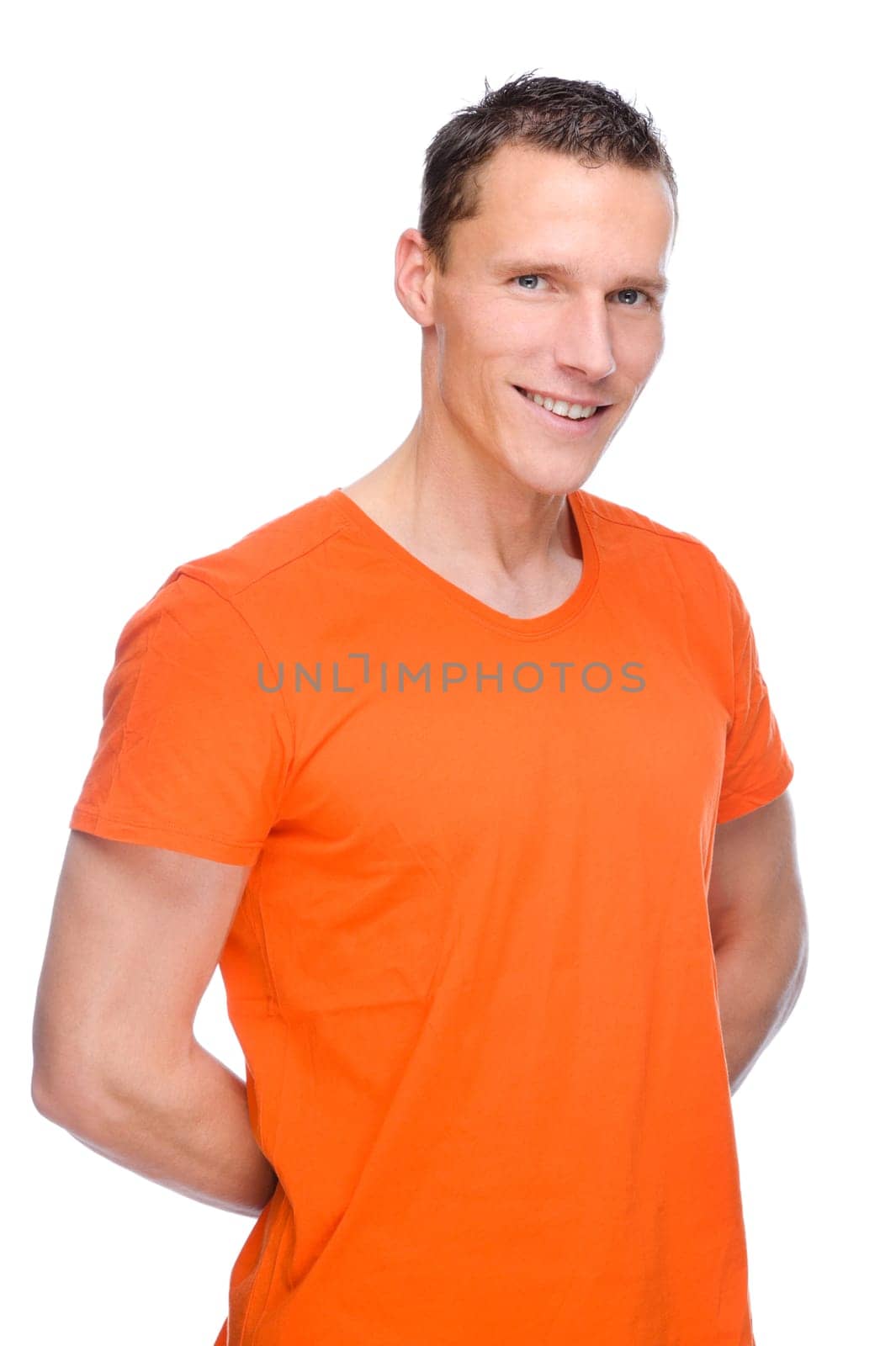 Studio shot of a young man