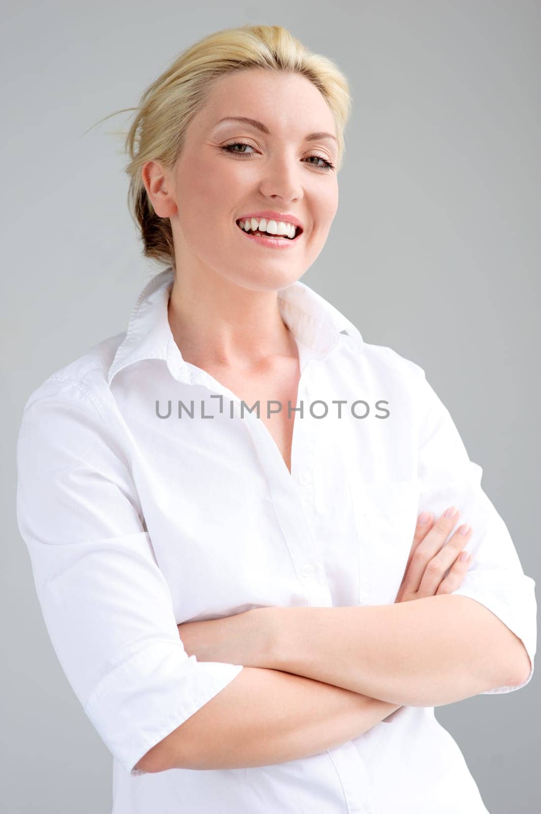 Smiling young woman