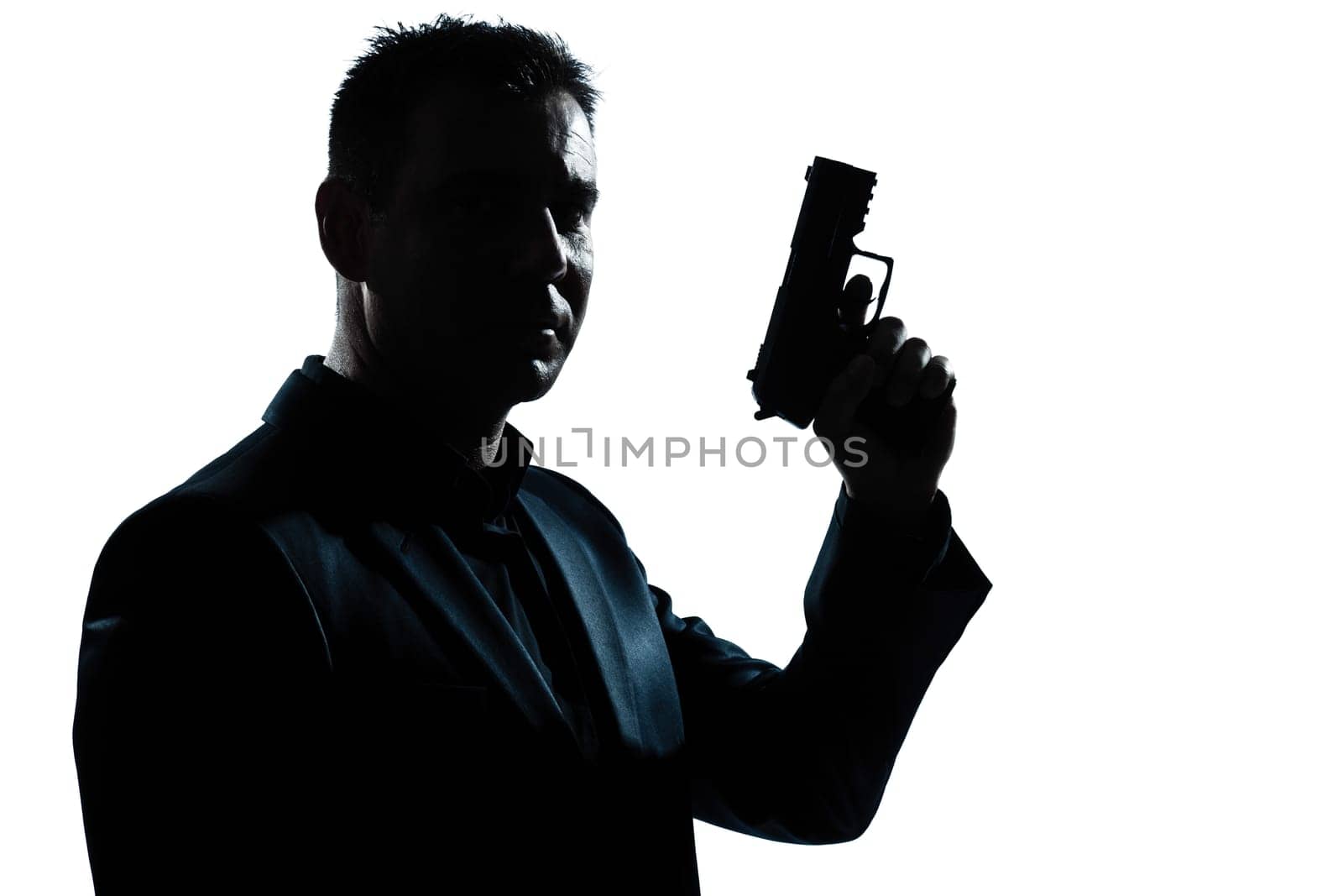 one caucasian business man playing juggling soccer ball in studio isolated on white background