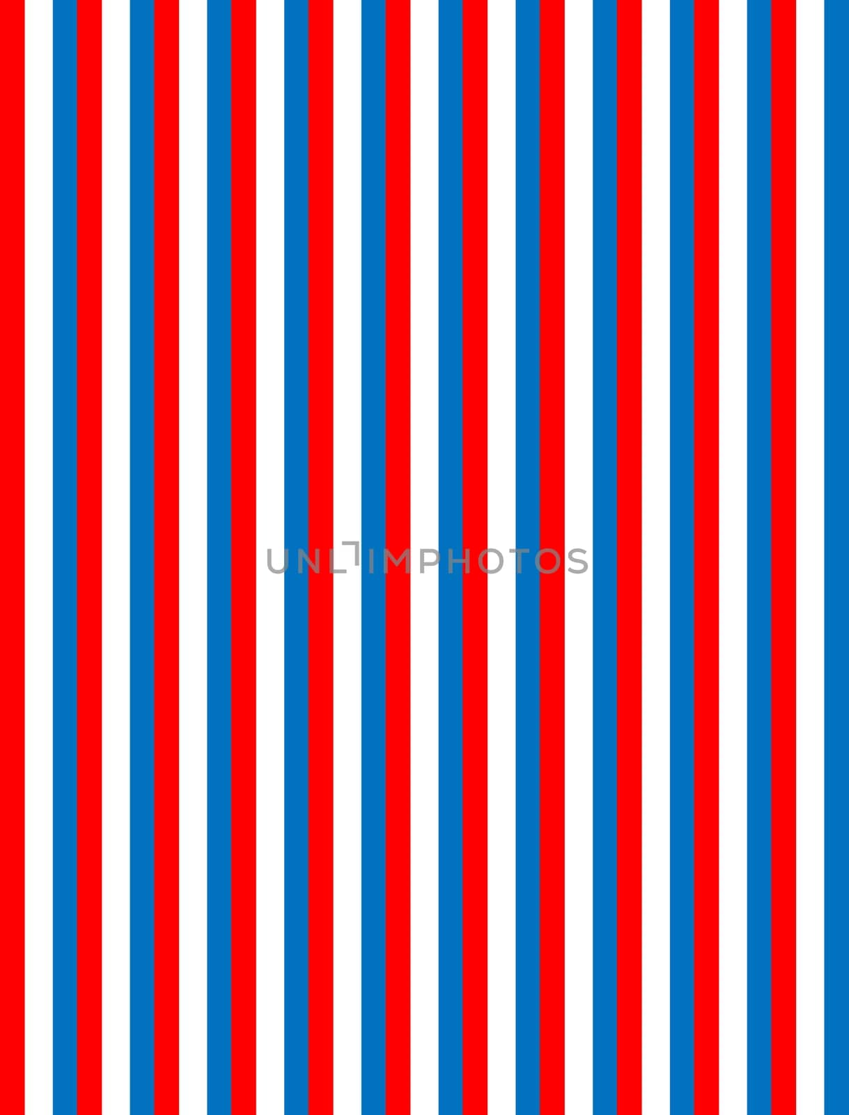 Red, White and blue patriotic vertical striped background.