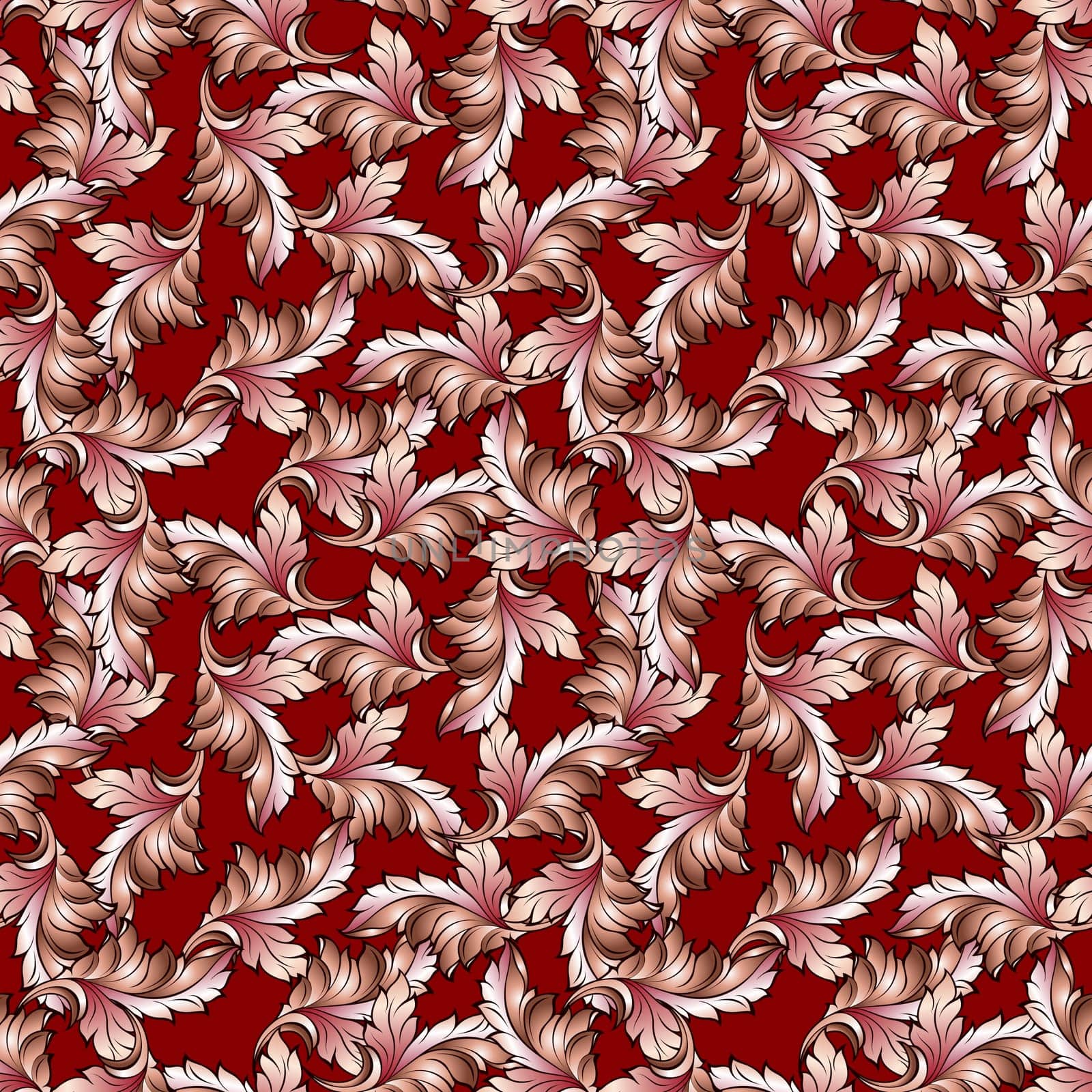 Abstract illustration of Autumn leaves background for seasonal design.