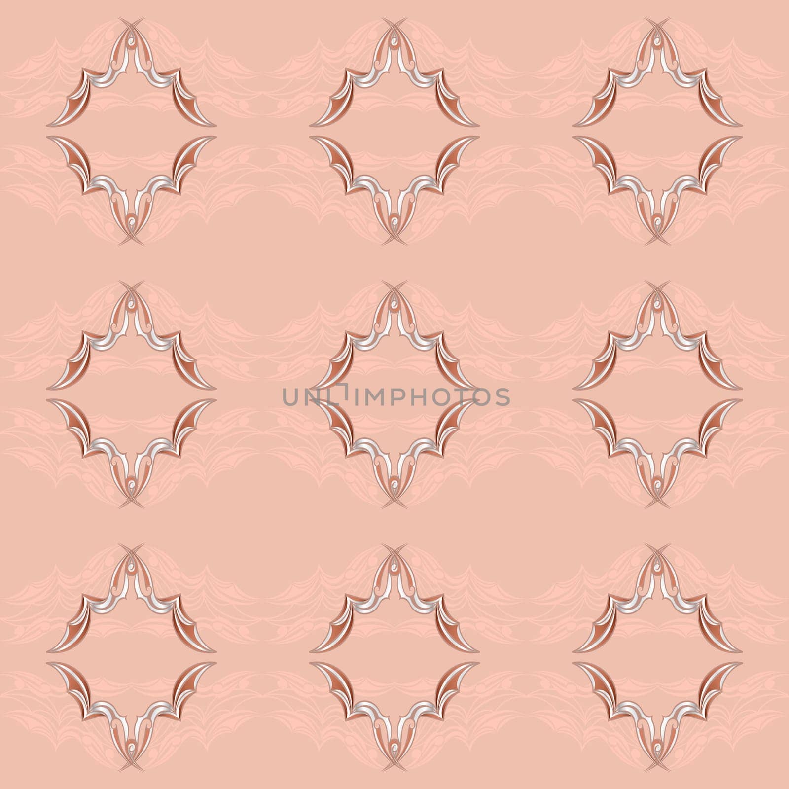 Vintage Pattern. illustration on pink background for design