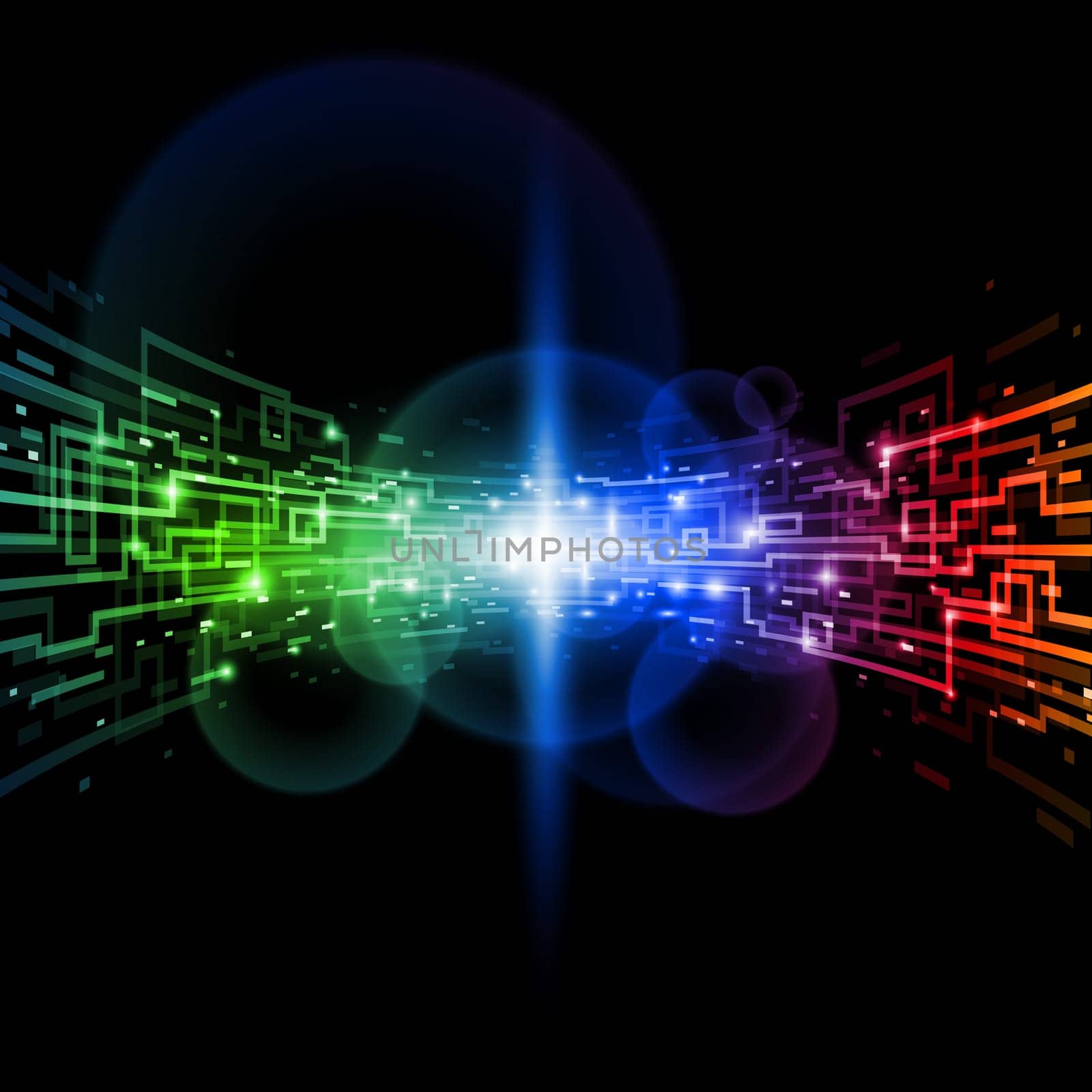 Internet concept, technology-style background. Illustration for design