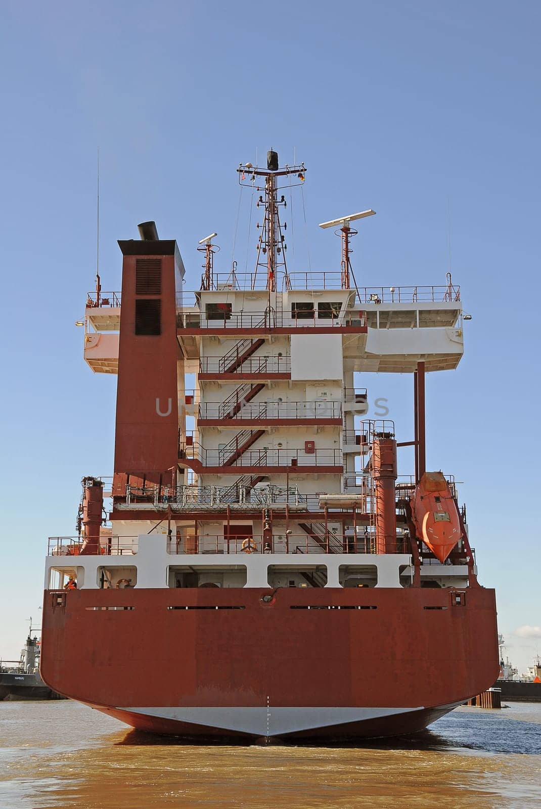 Ship from behind