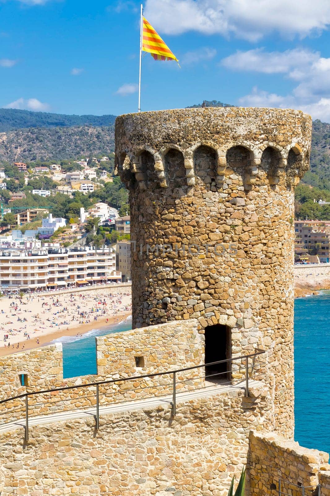 Tower Tossa de Mar, Spain, resorts typical Catalan