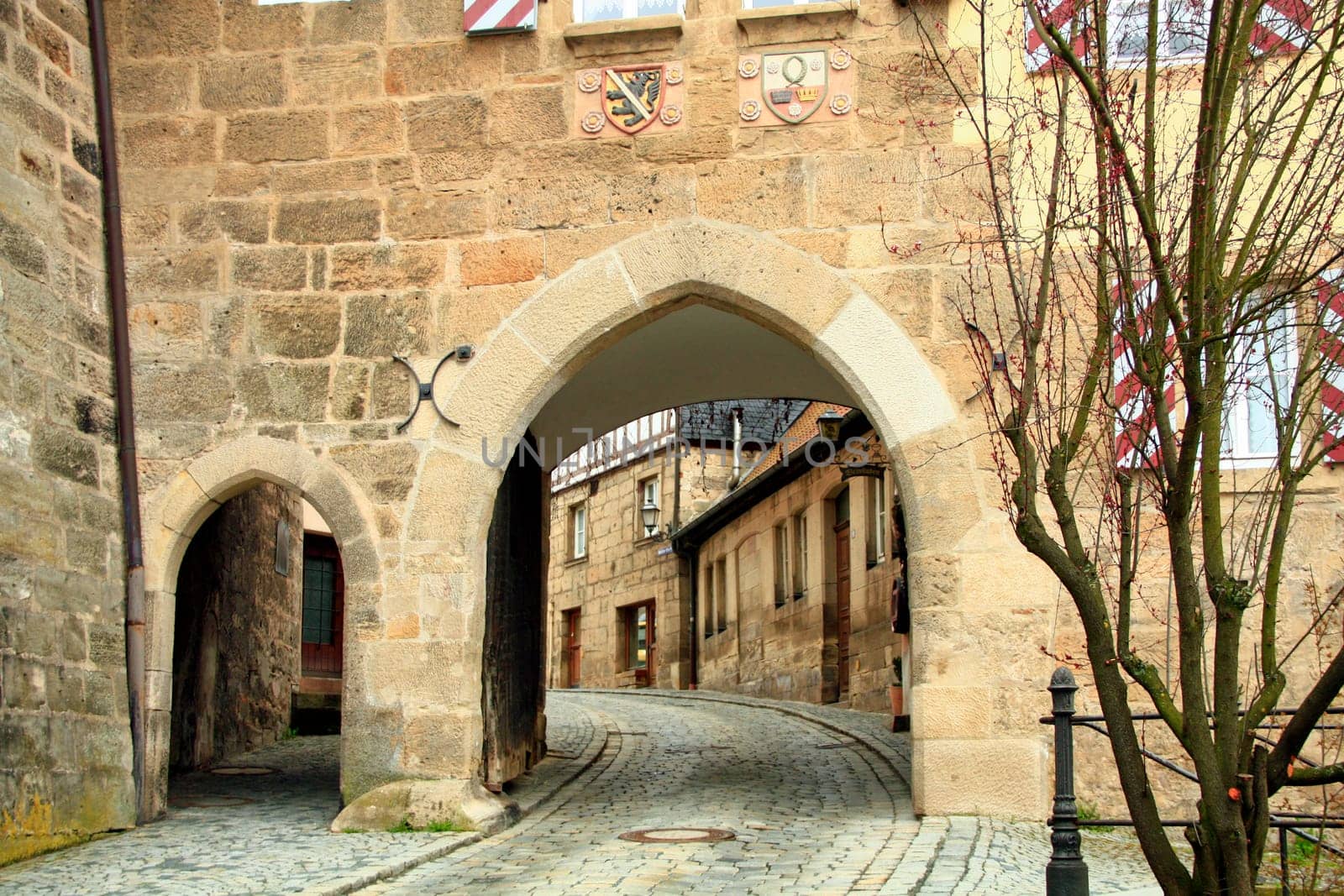The Bamberg Gate in Kronach,Bavaria,Germany