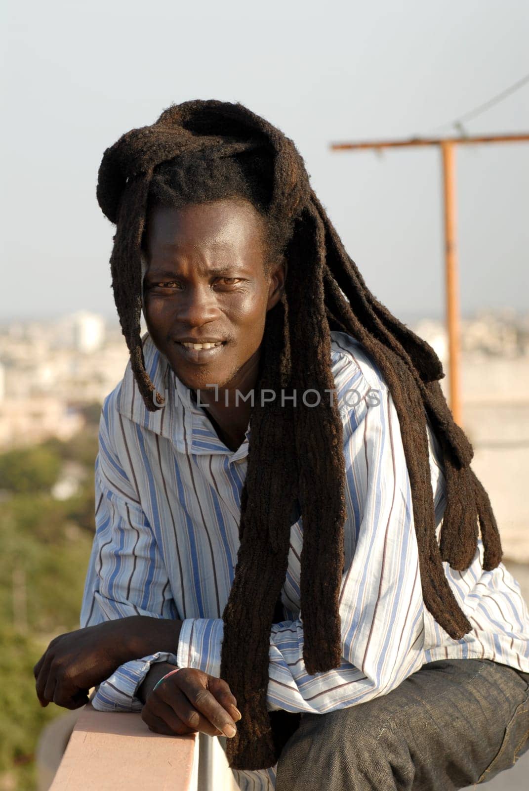 Senegal boy with dreadlocks
